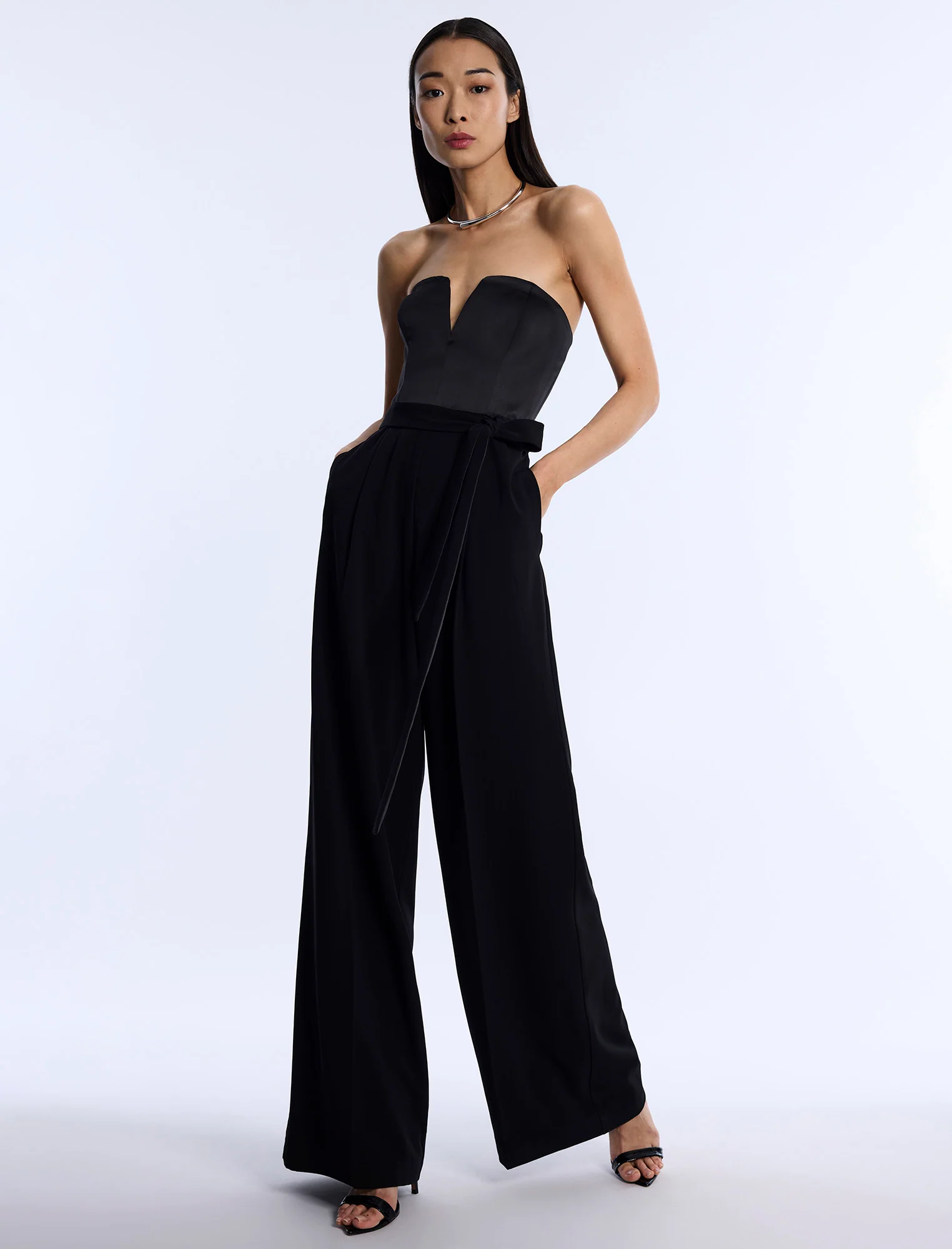 Mixed Media Jumpsuit - Image 3