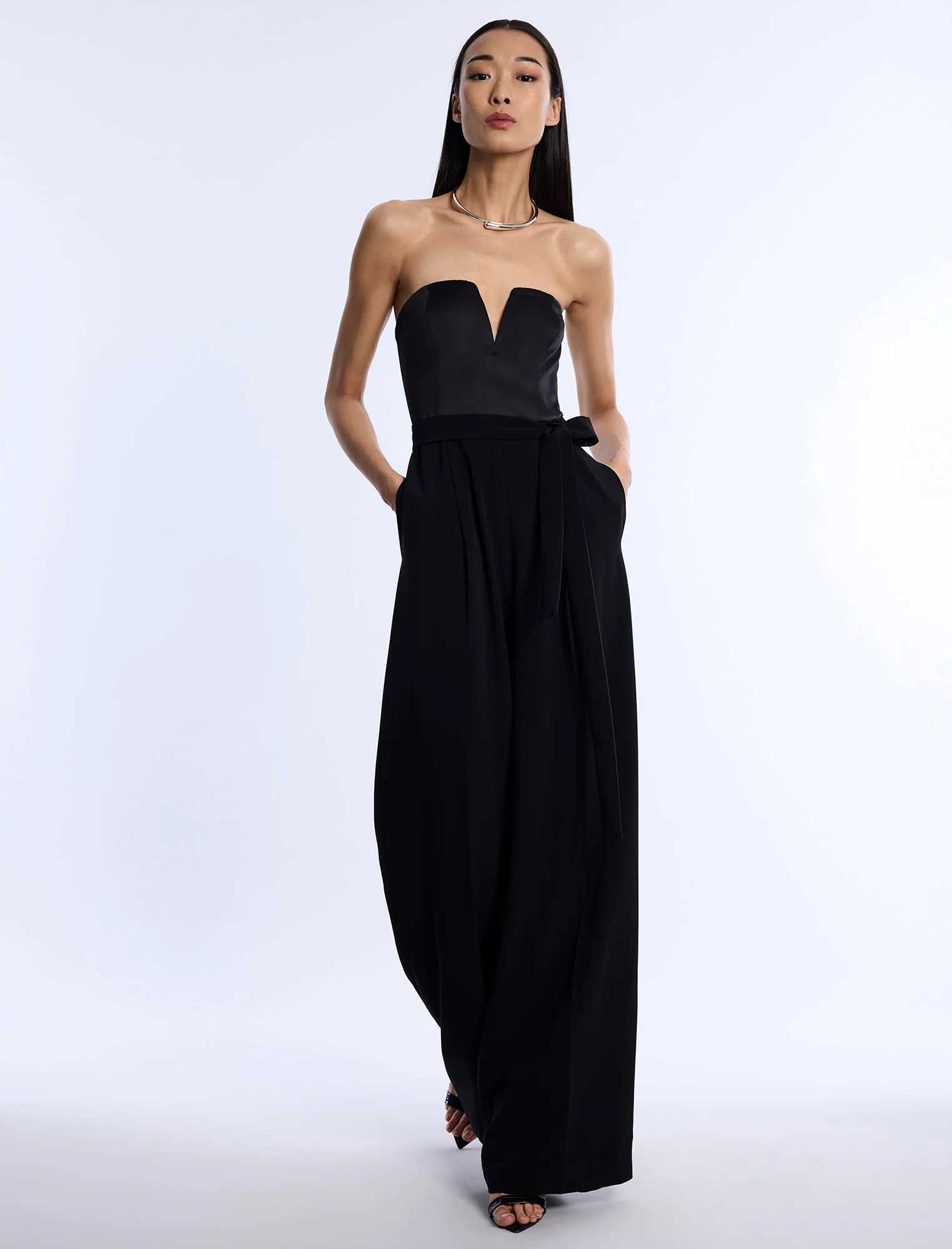 Mixed Media Jumpsuit - Image 4