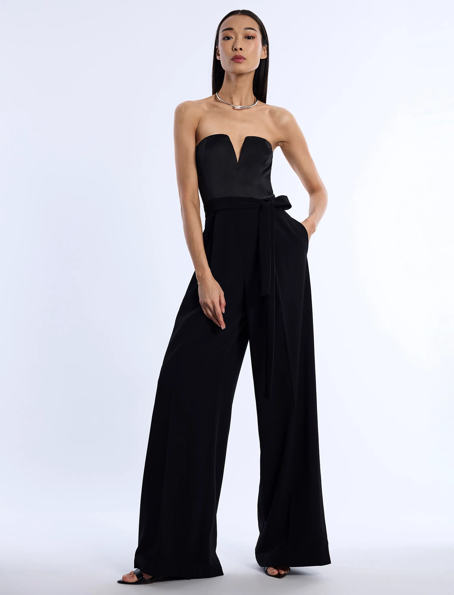 Mixed Media Jumpsuit - Image 5