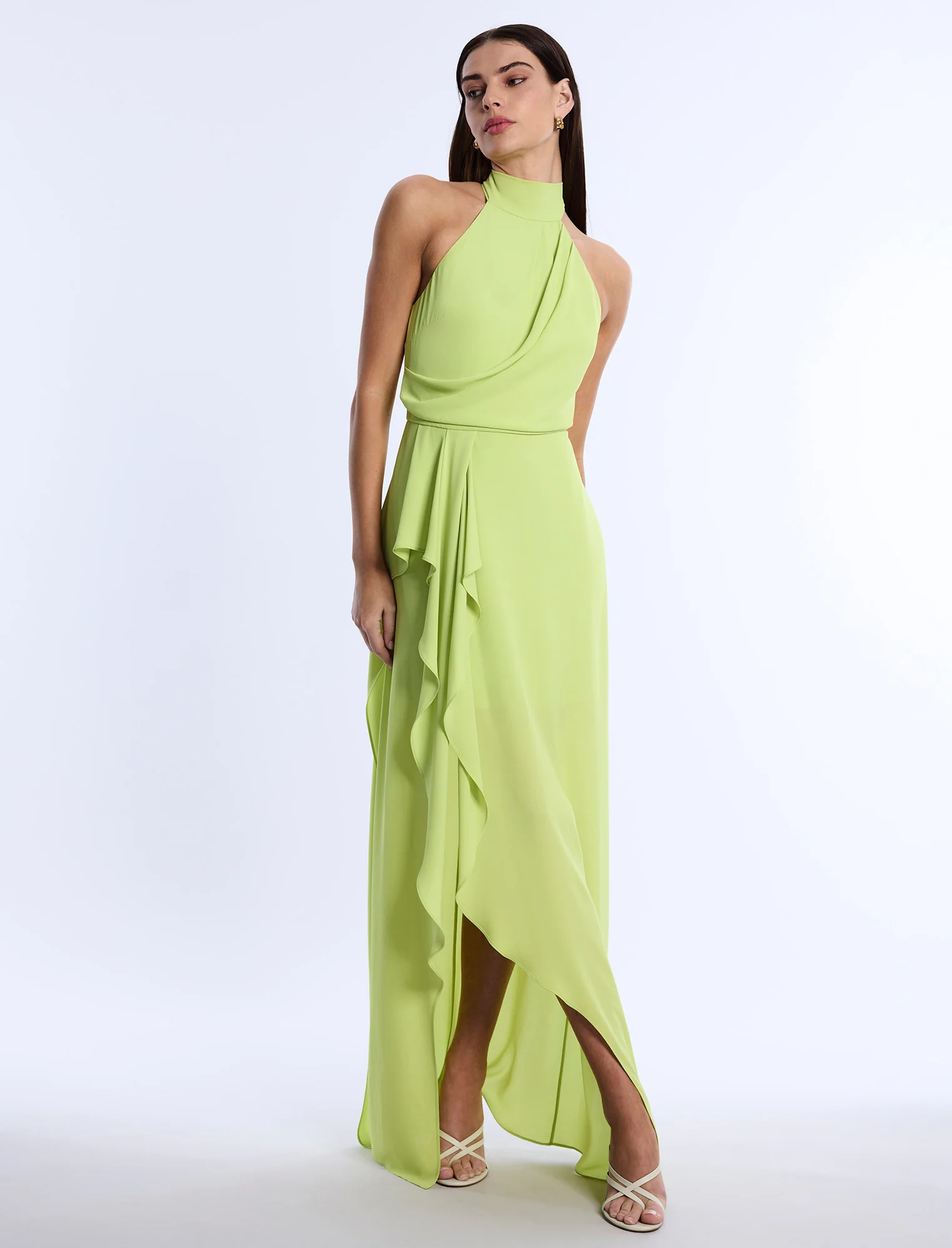 Mock Neck Drape Gown - Image 5