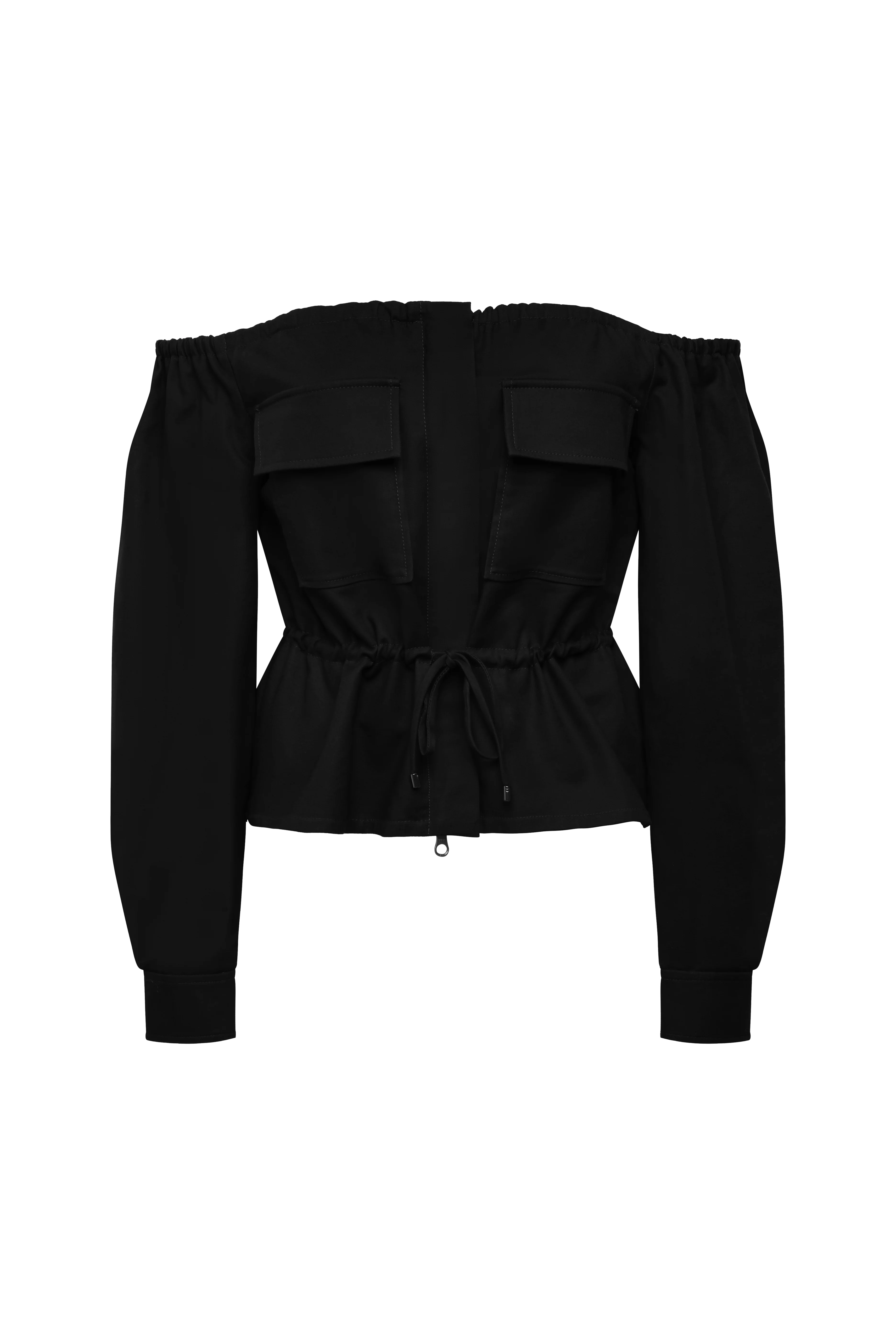 Off Shoulder Drawstring Top - Image 11