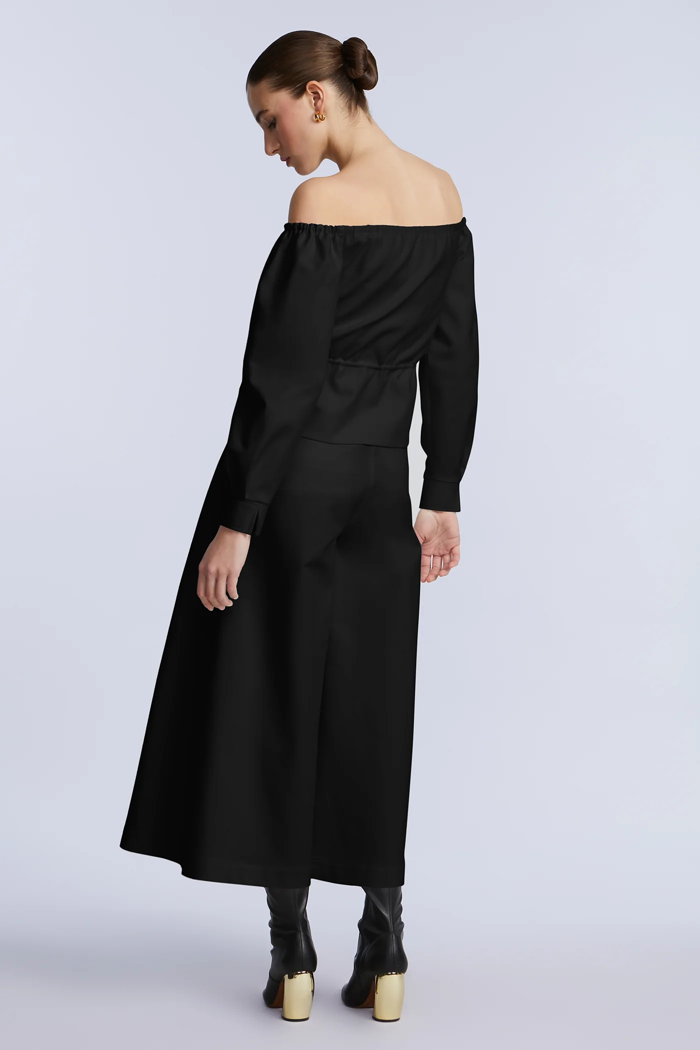Off Shoulder Drawstring Top - Image 3