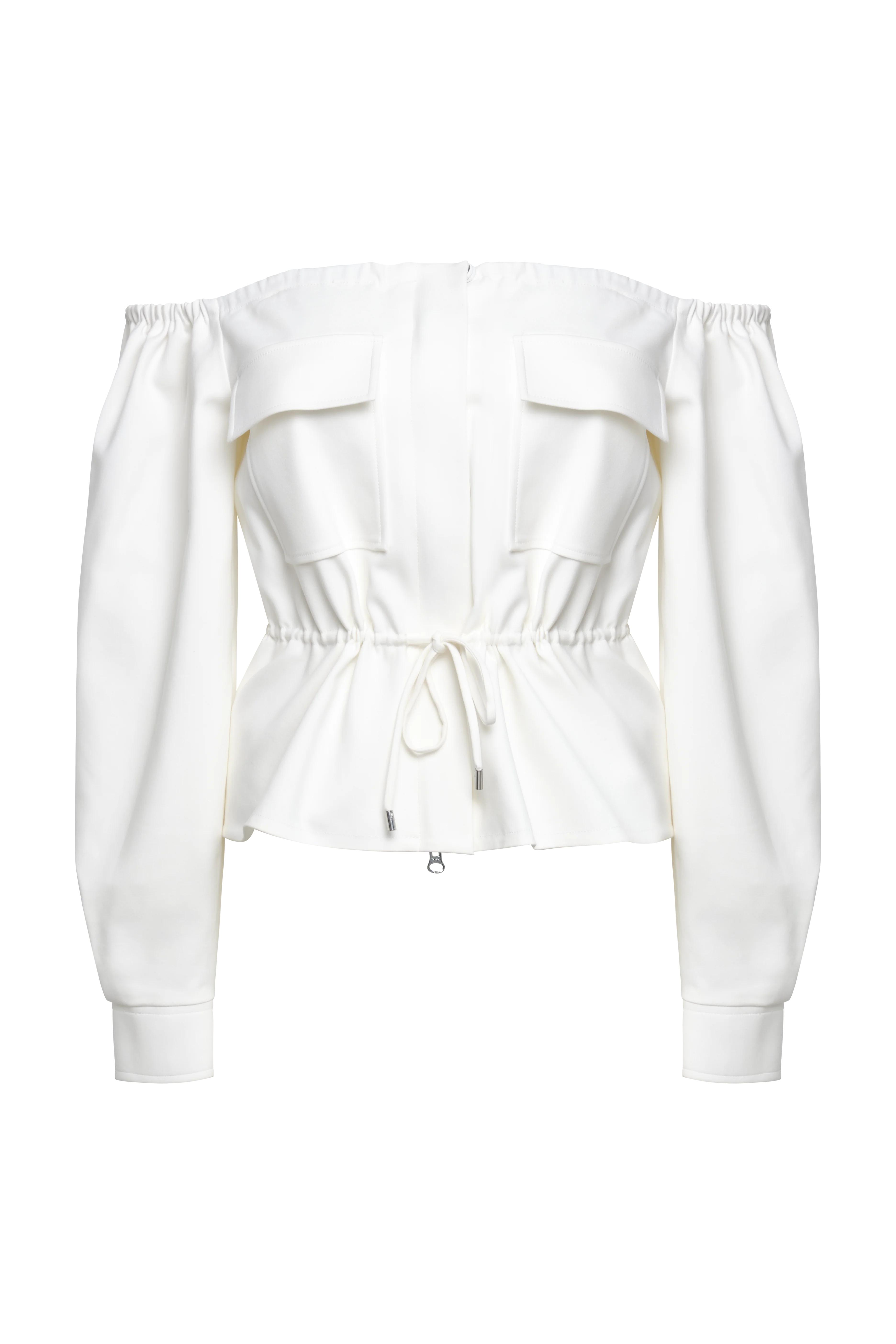 Off Shoulder Drawstring Top - Image 11