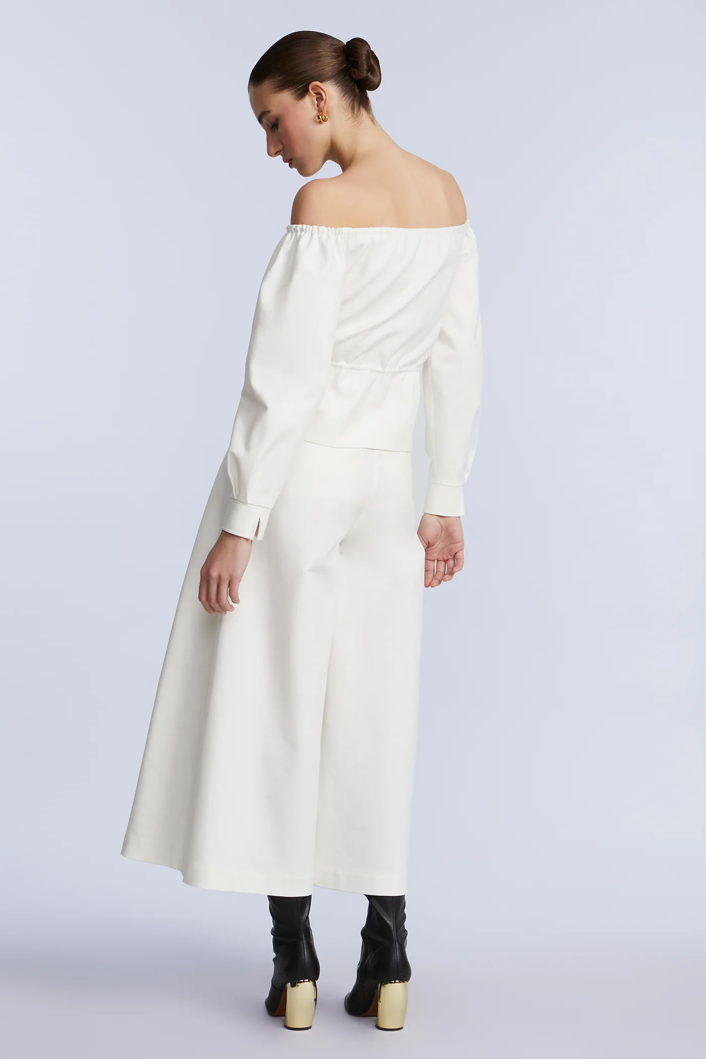 Off Shoulder Drawstring Top - Image 3