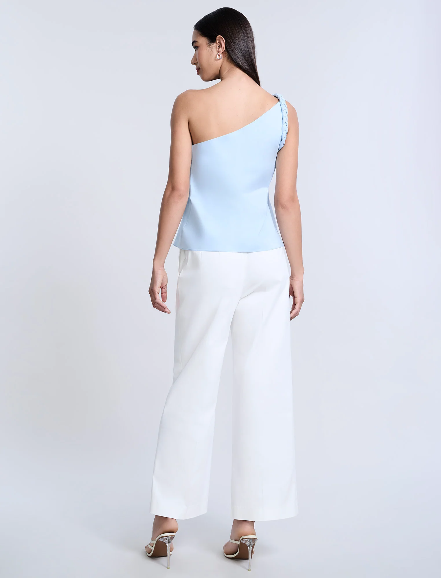 One Shoulder Braided Top - Image 3