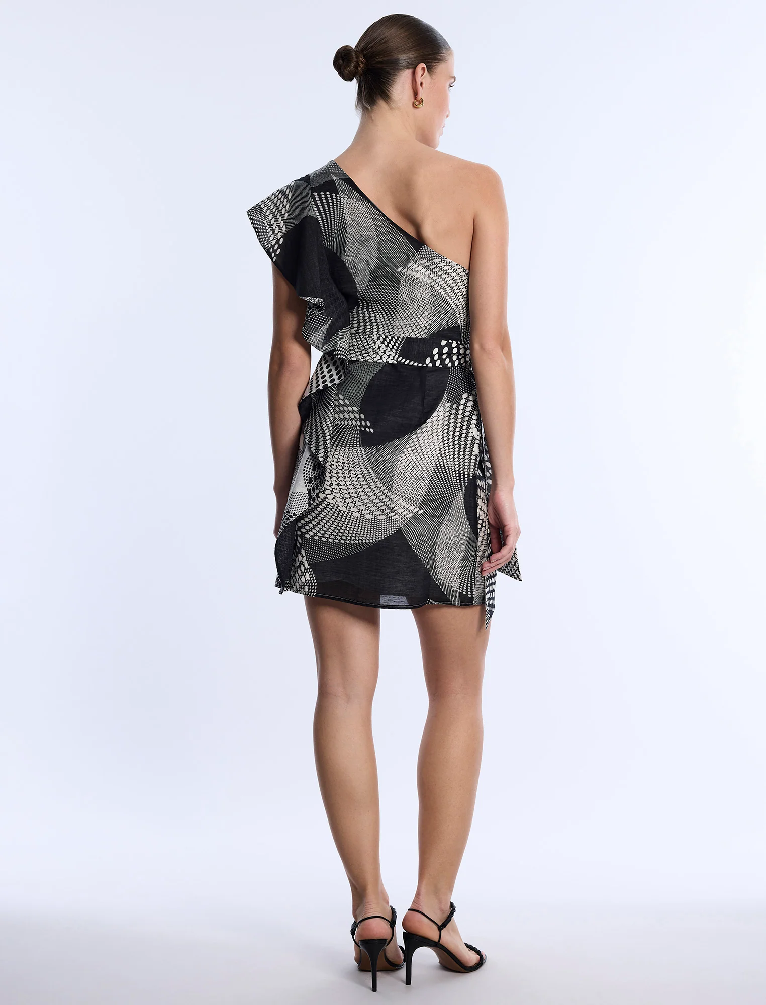 One Shoulder Flounce Mini - Image 2