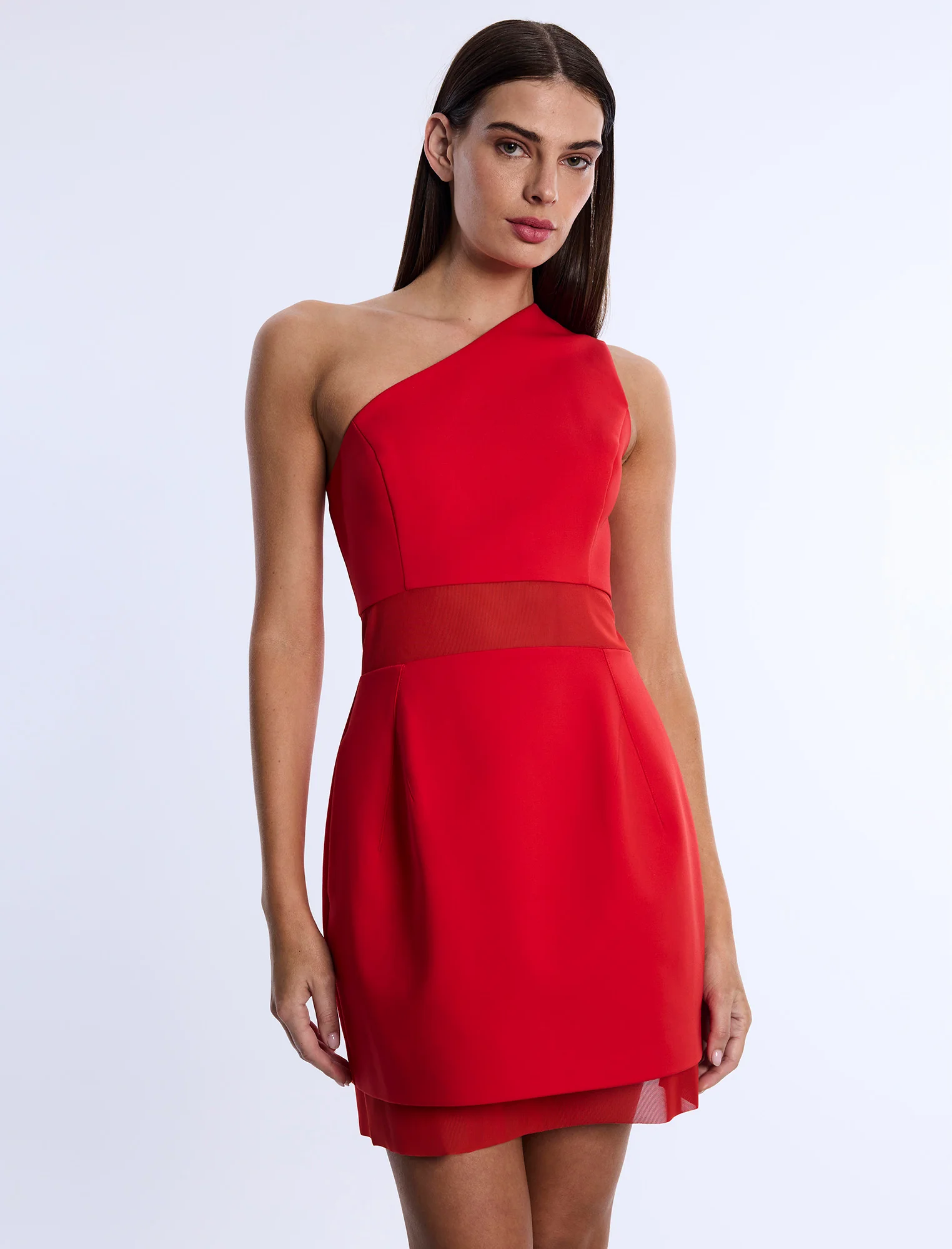 One Shoulder Mini Dress - Image 4