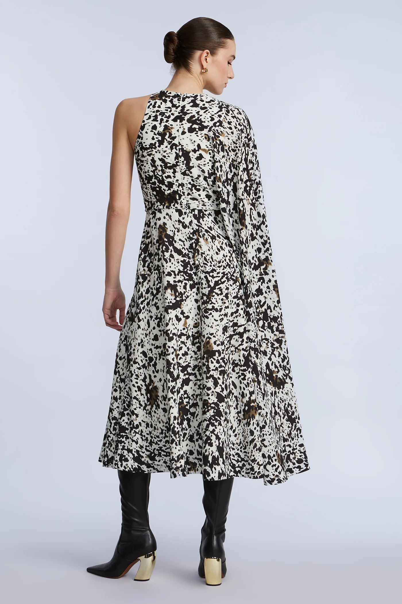One Sleeve Midi Dress - Image 2