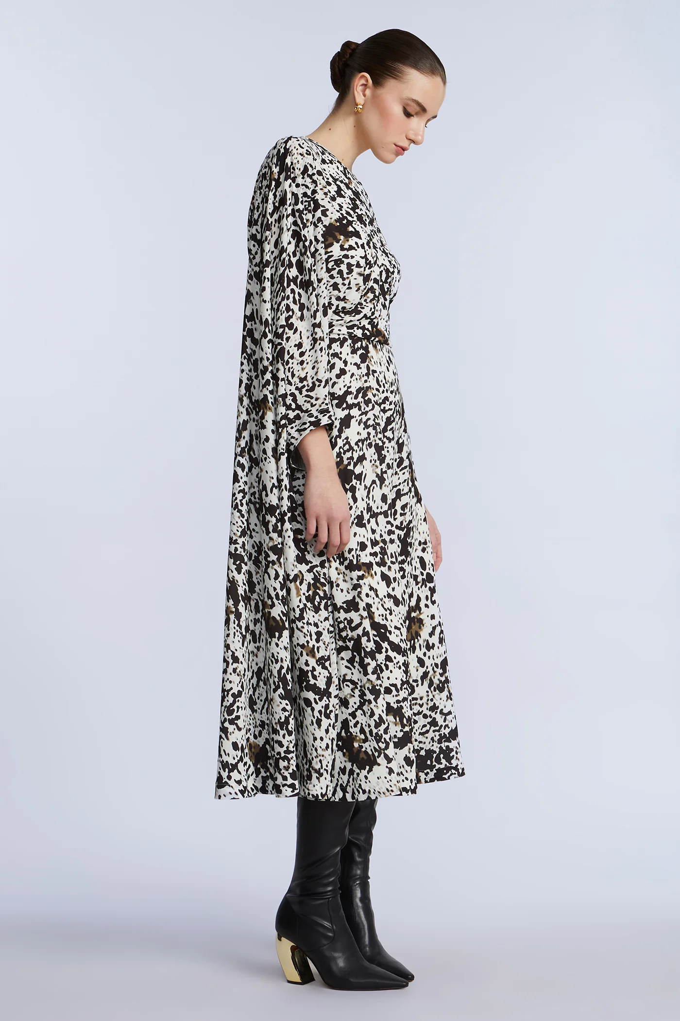 One Sleeve Midi Dress - Image 3