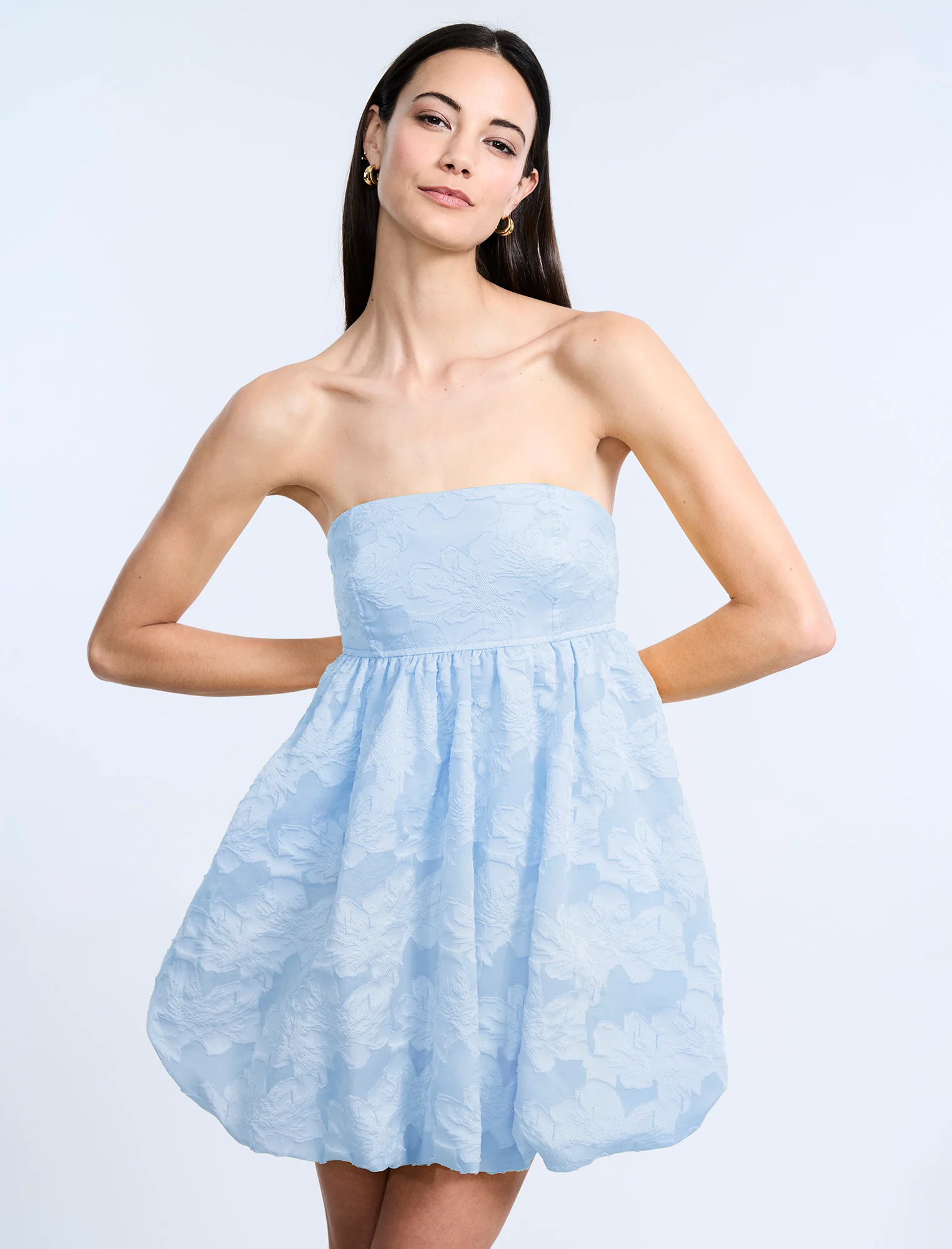 Organza Jacquard Bubble Dress - Image 5