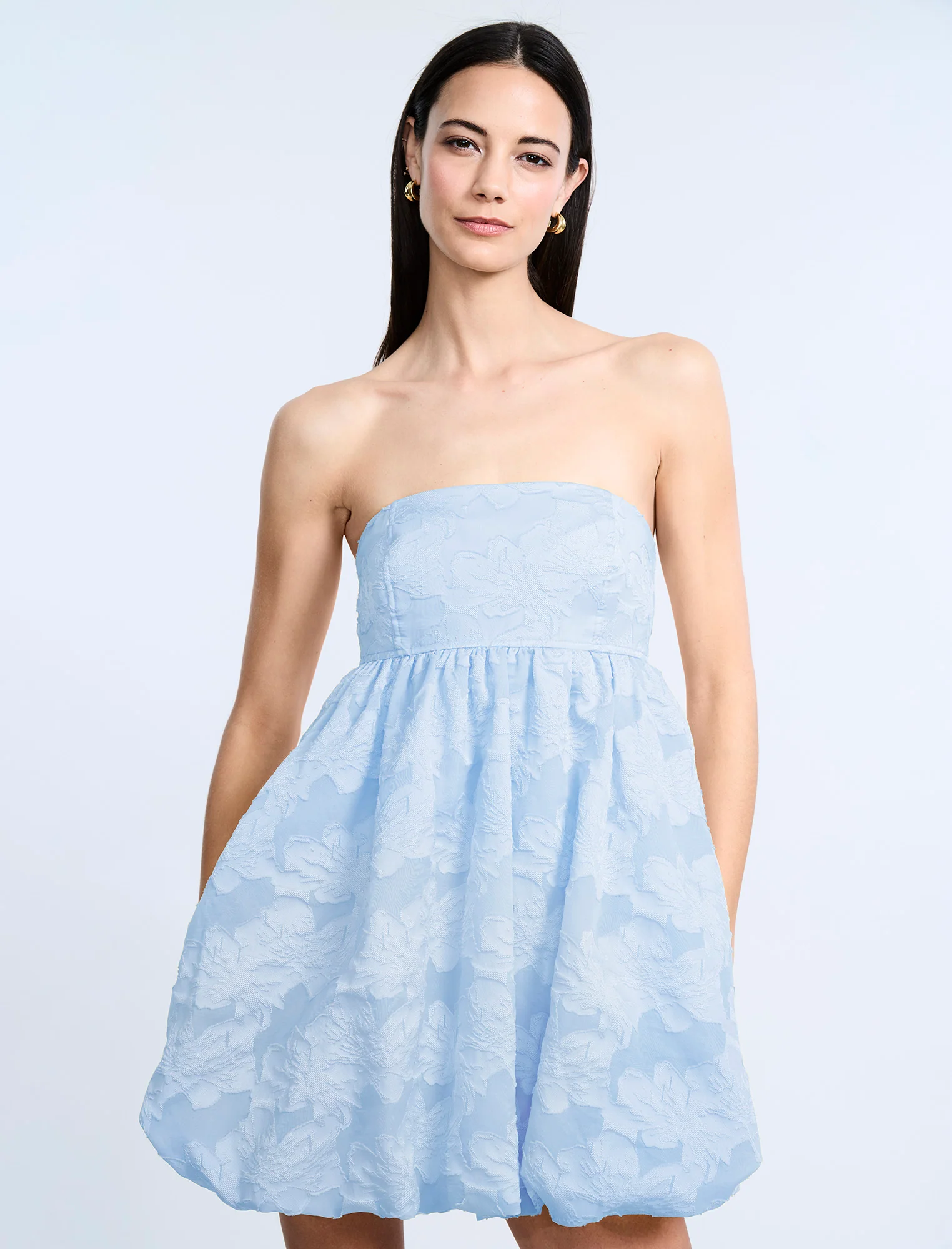 Organza Jacquard Bubble Dress - Image 6