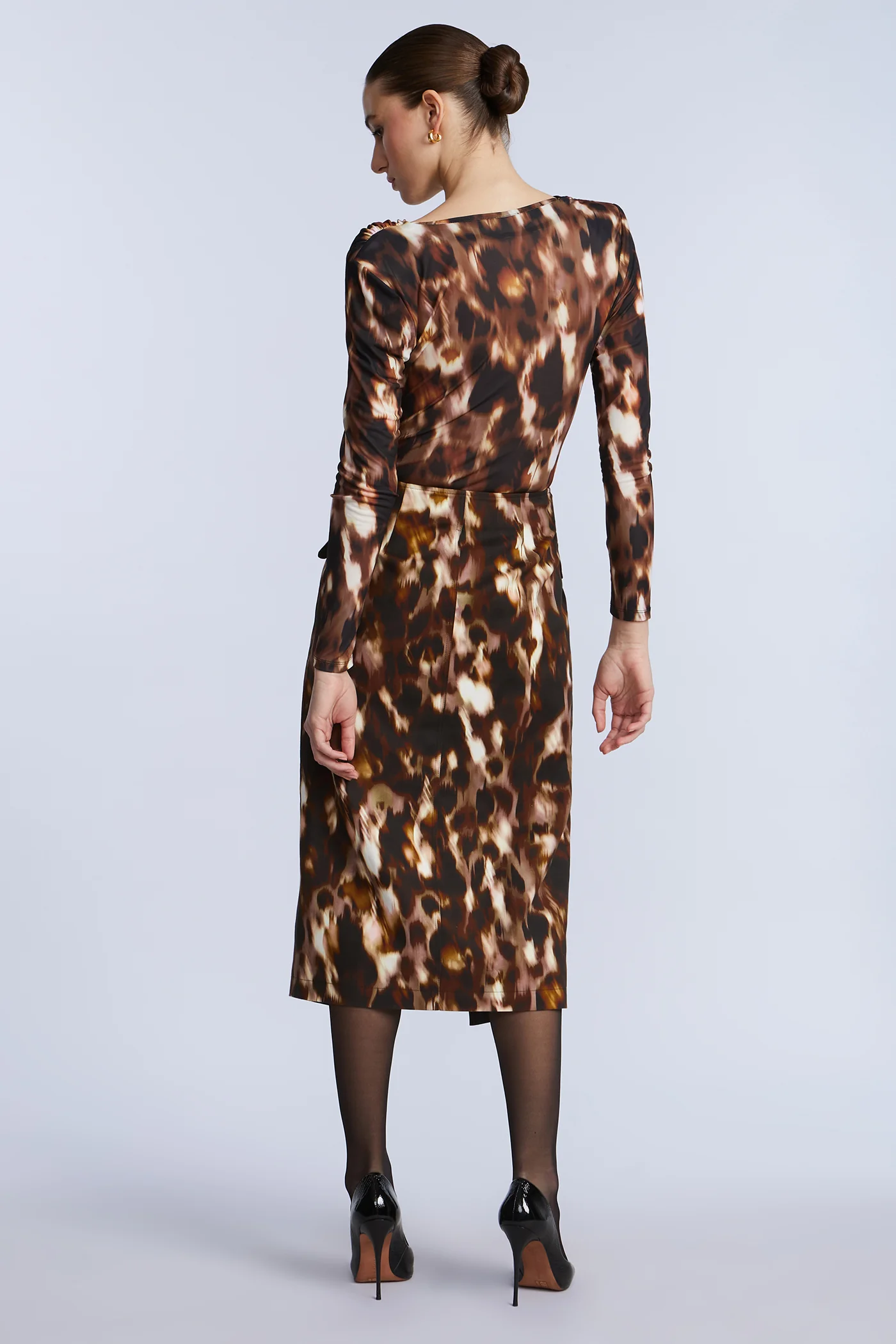 Overlap Midi Skirt - Image 3