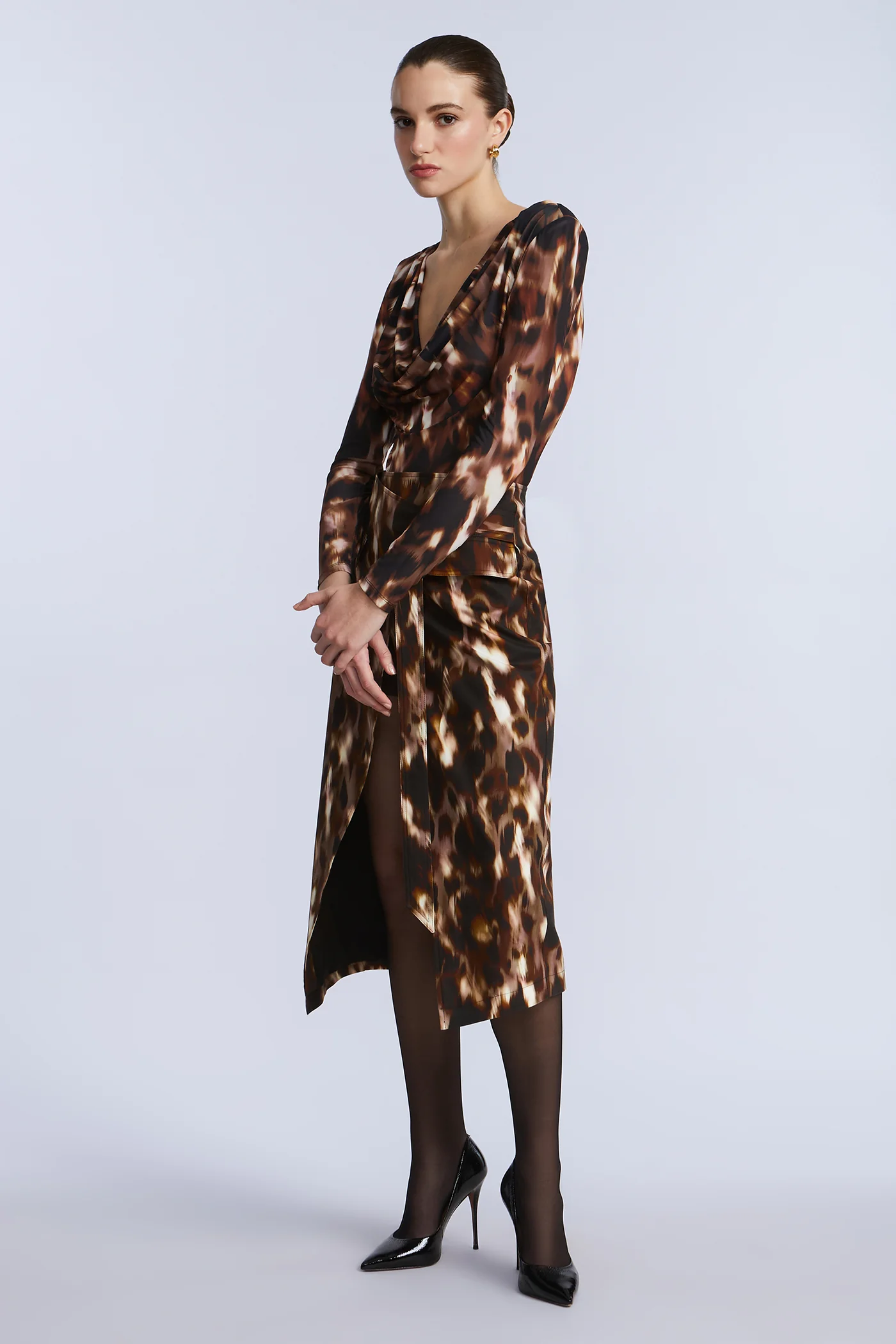 Overlap Midi Skirt - Image 4