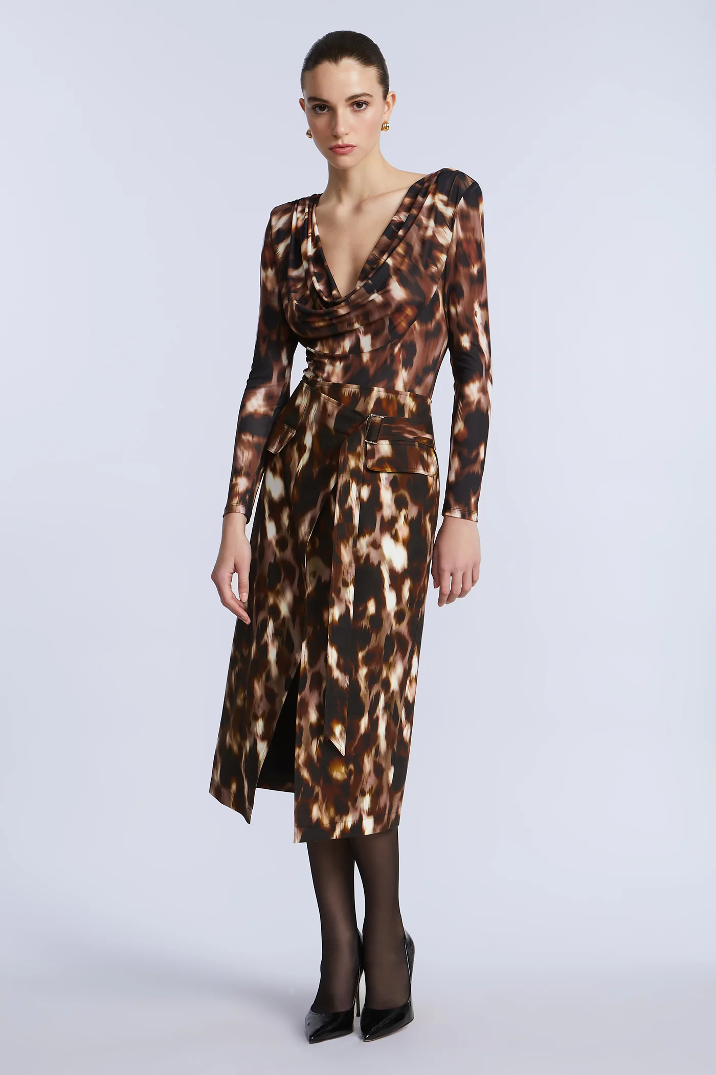 Overlap Midi Skirt - Image 6