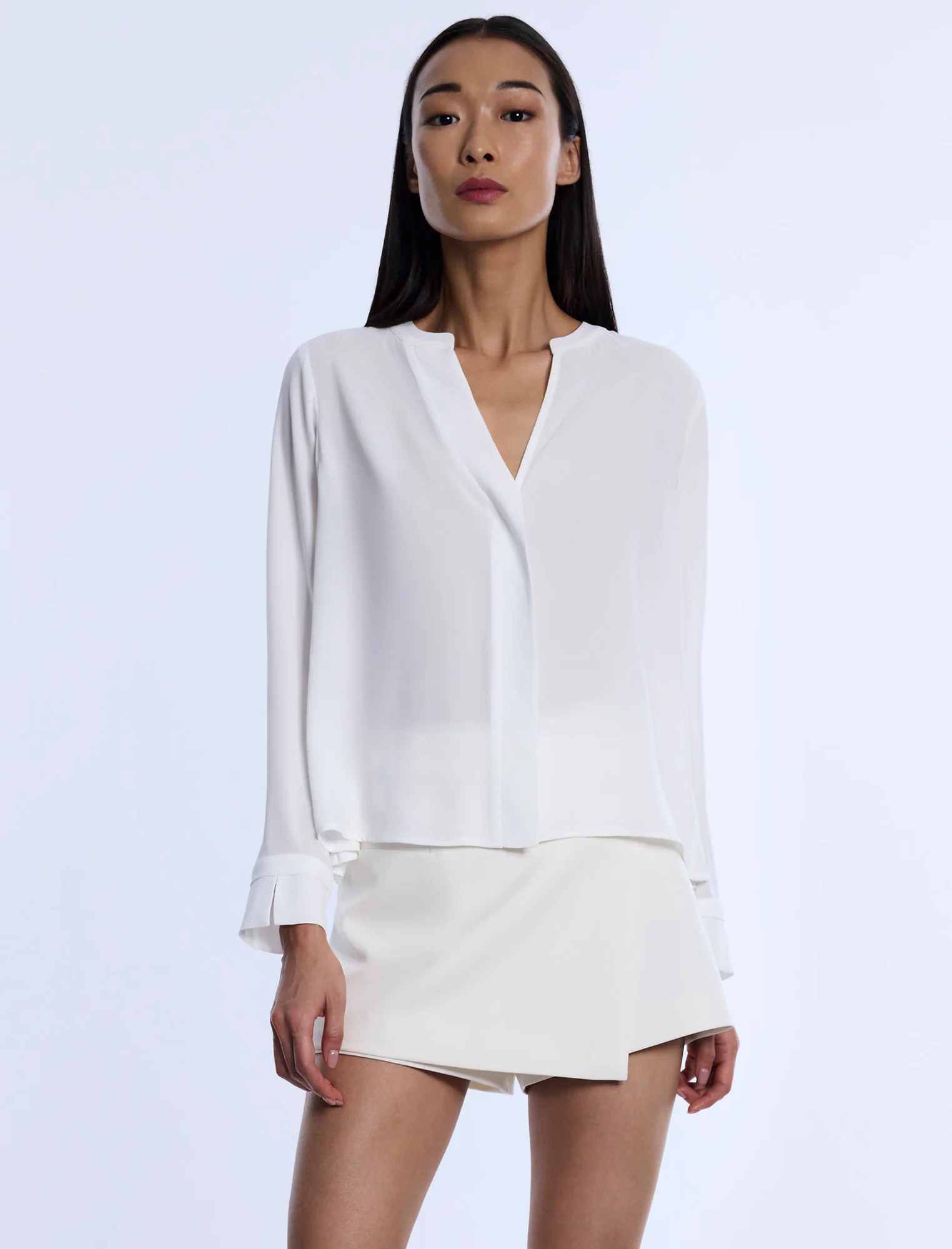 Pleated Back Blouse