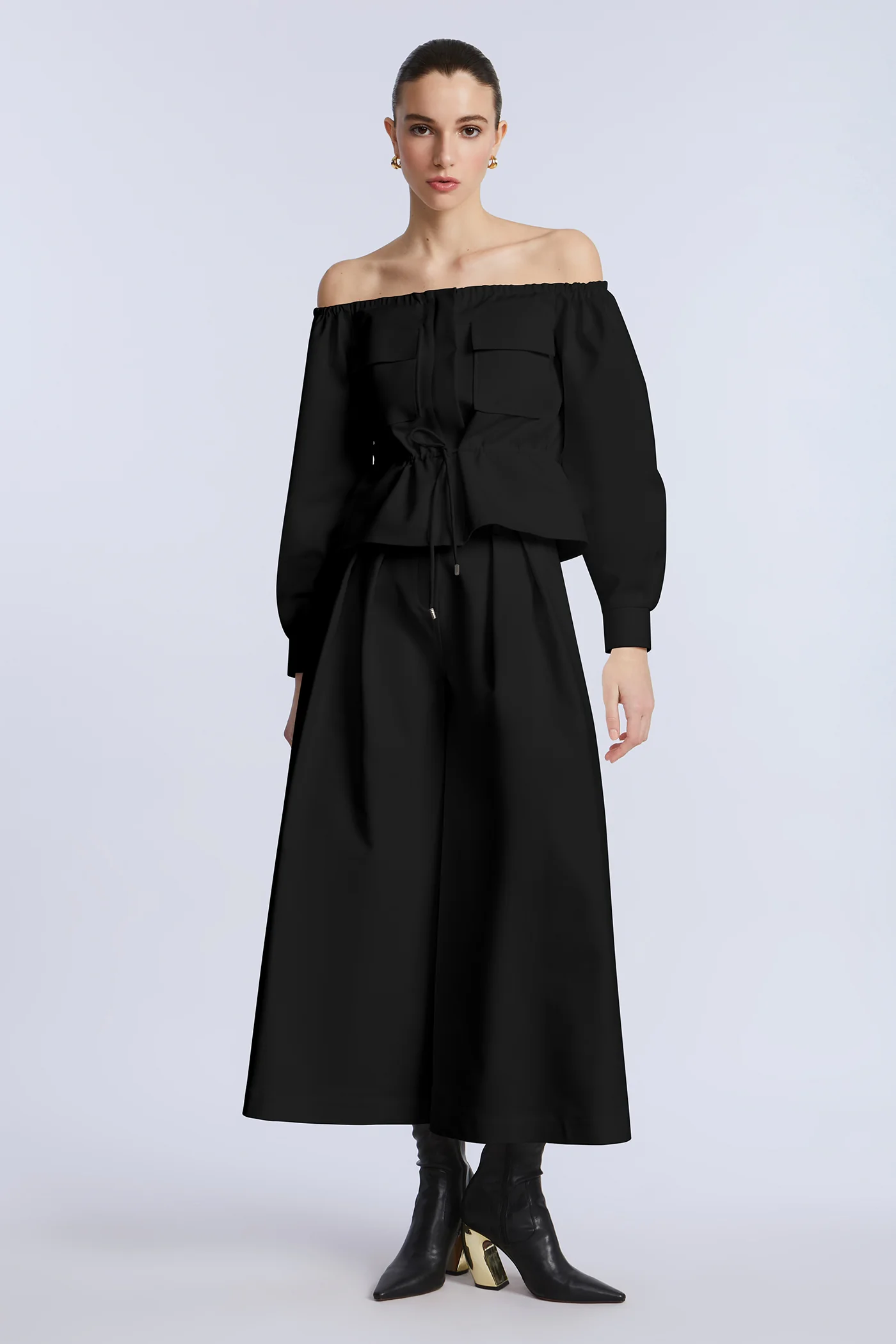 Pleated Front Crop Pant - Image 8