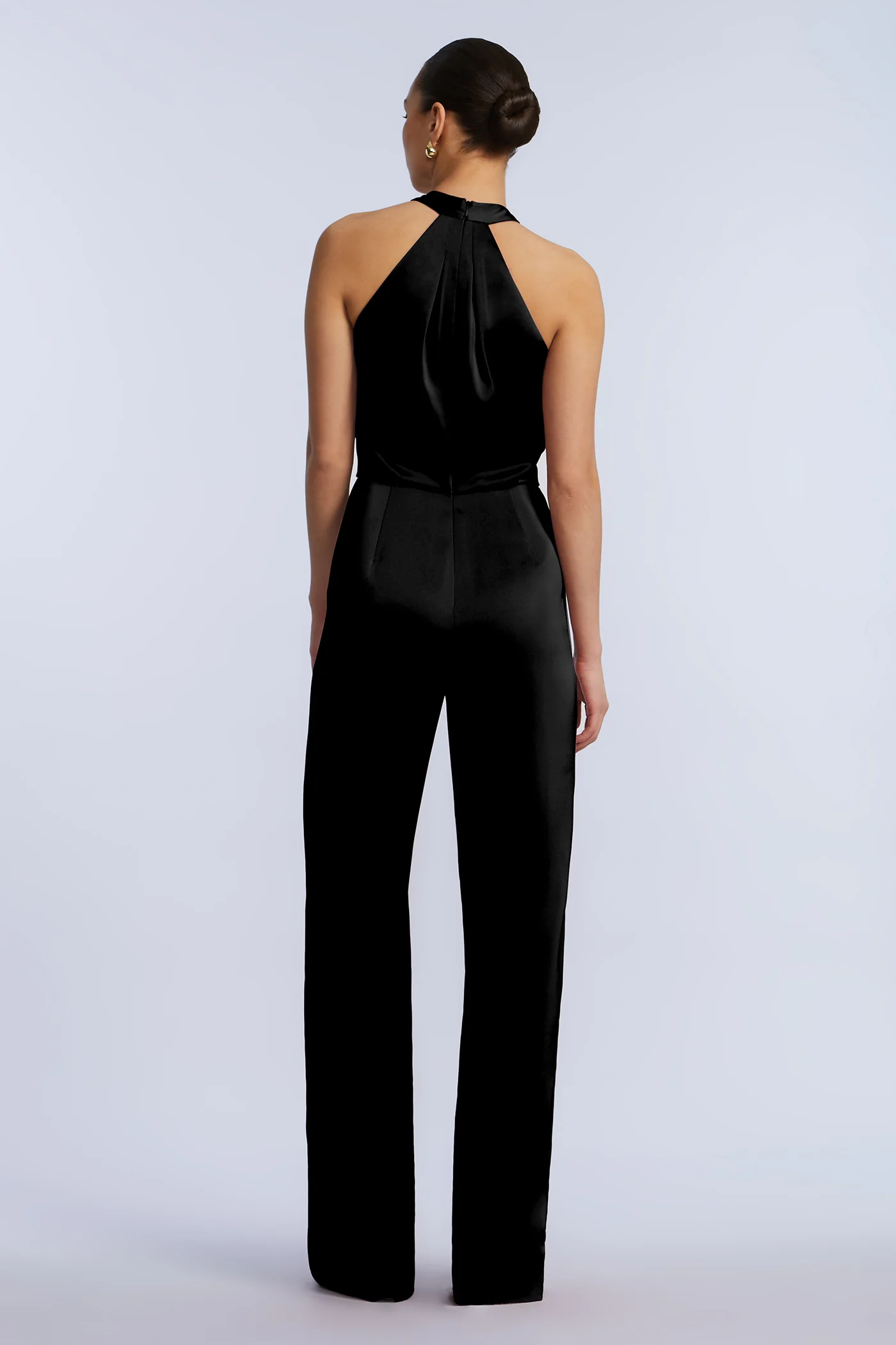 Pleated Halter Jumpsuit - Image 2