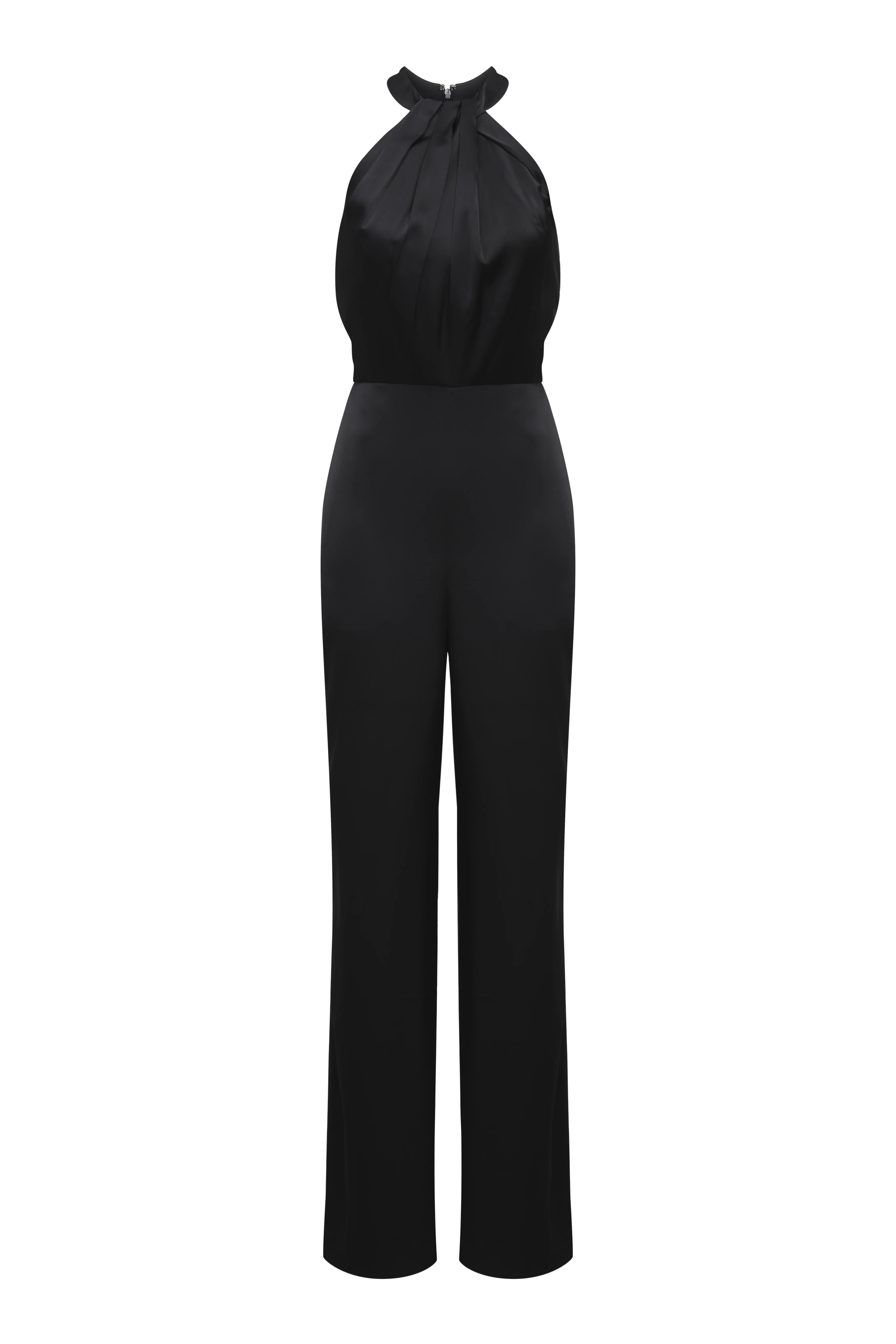 Pleated Halter Jumpsuit - Image 8