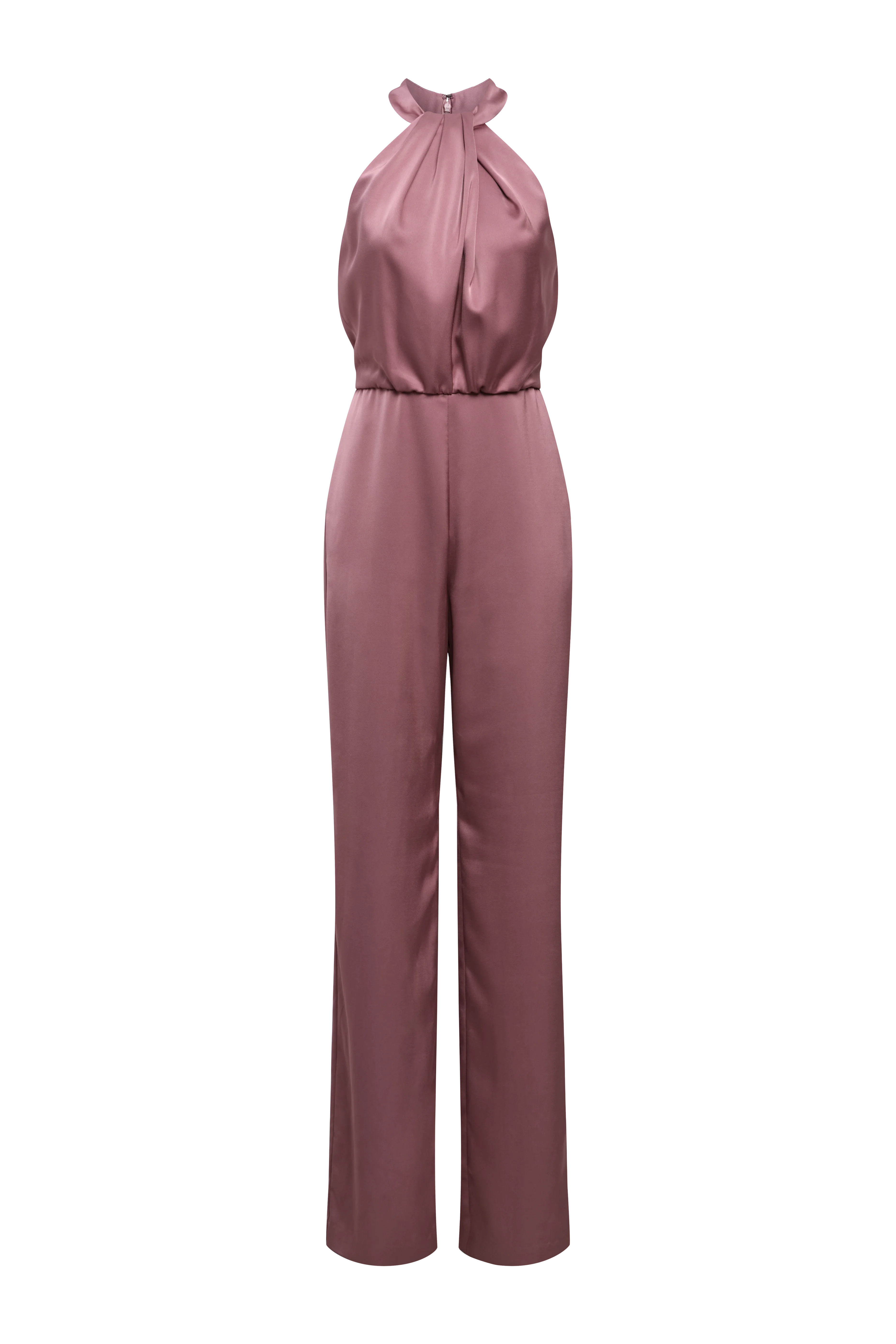 Pleated Halter Jumpsuit - Image 11