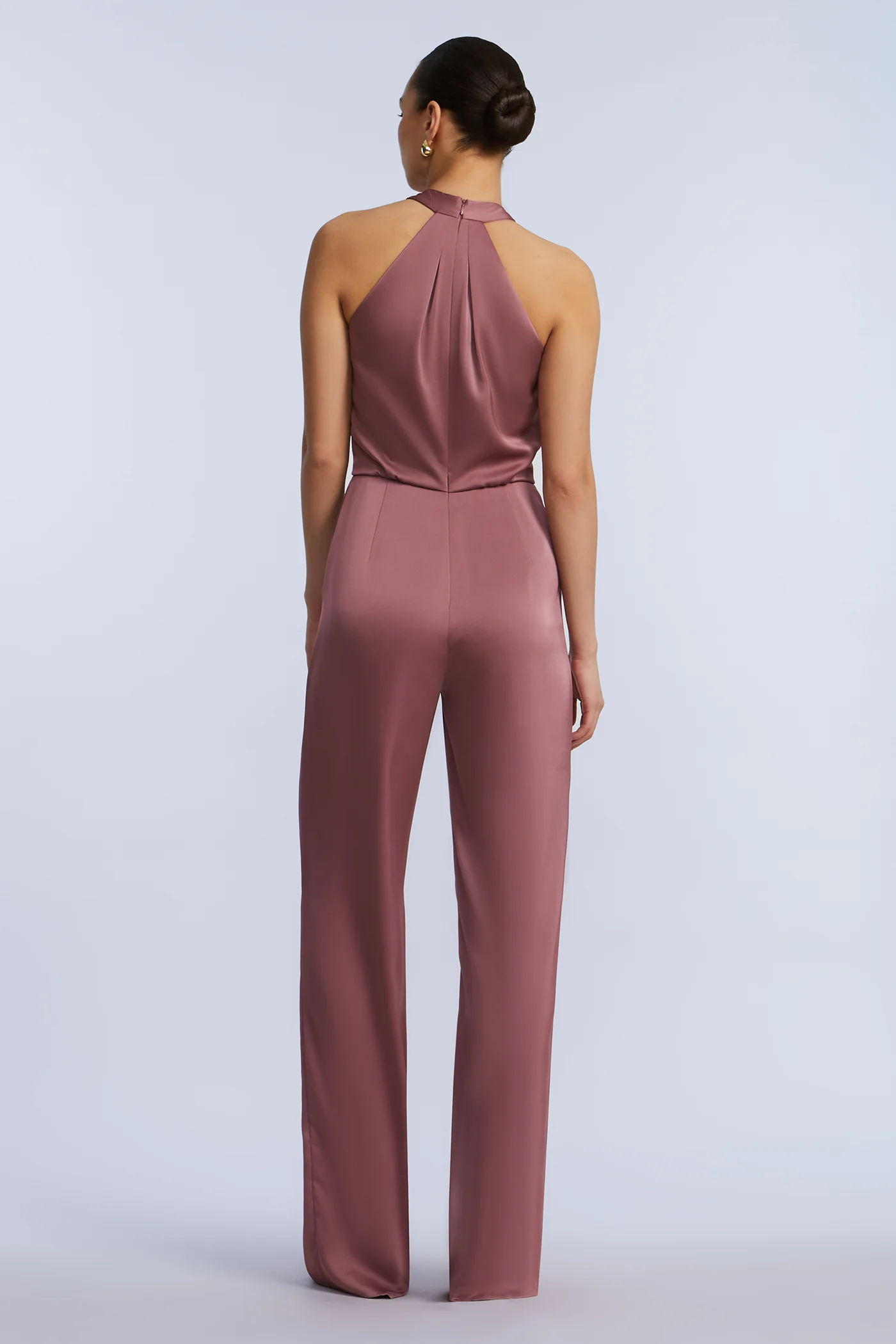Pleated Halter Jumpsuit - Image 2