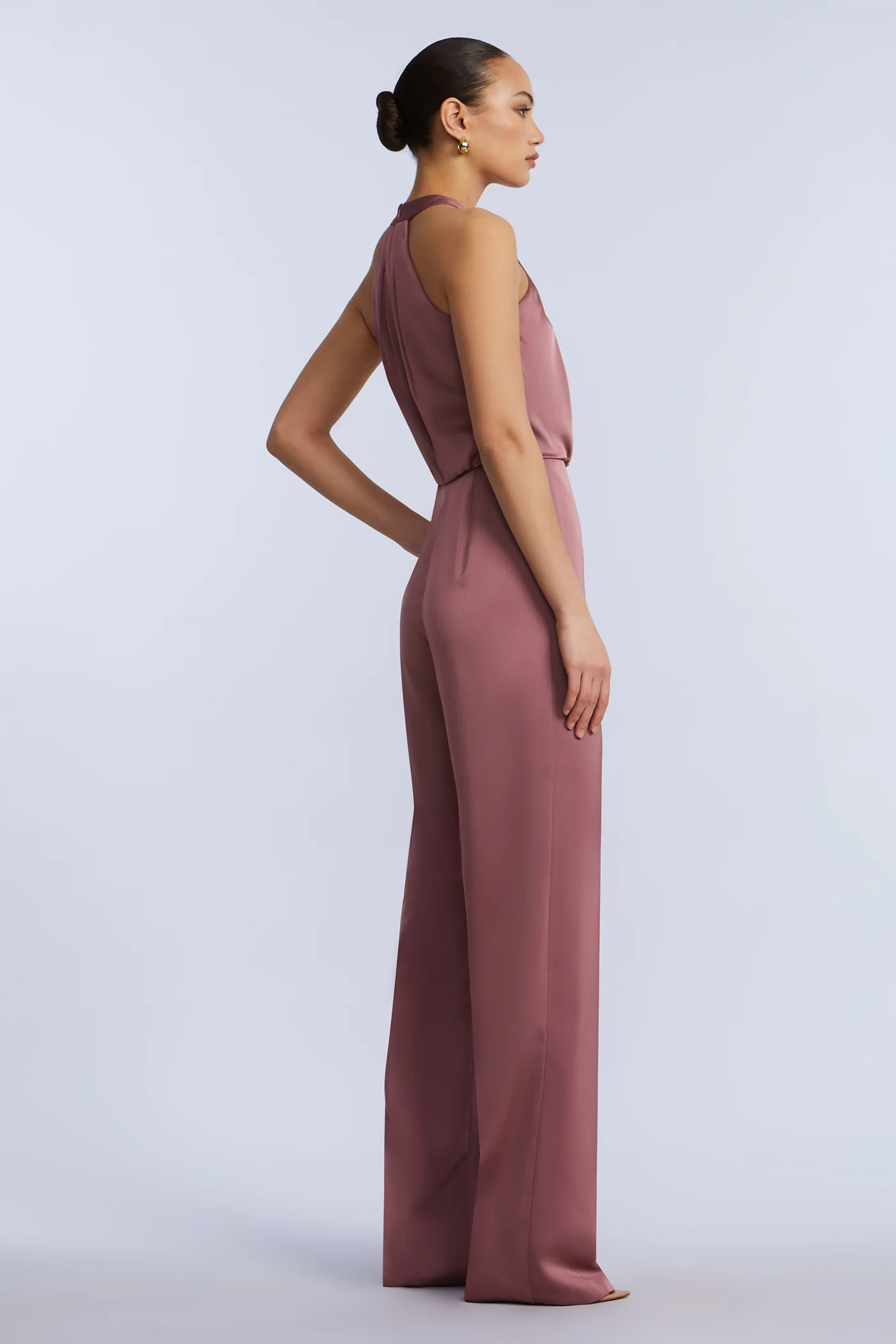 Pleated Halter Jumpsuit - Image 8