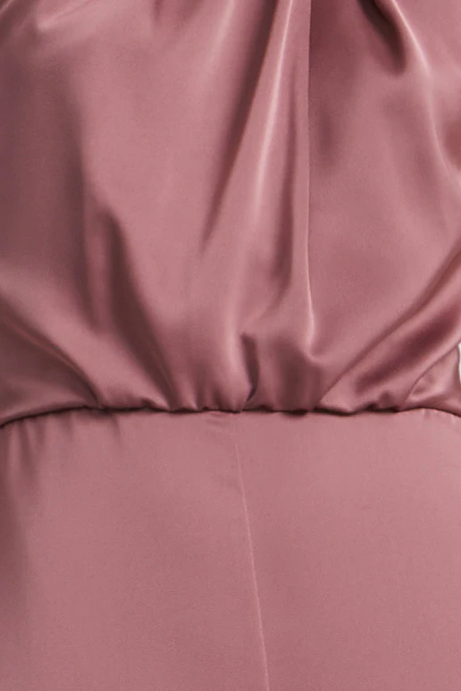 Pleated Halter Jumpsuit - Image 9