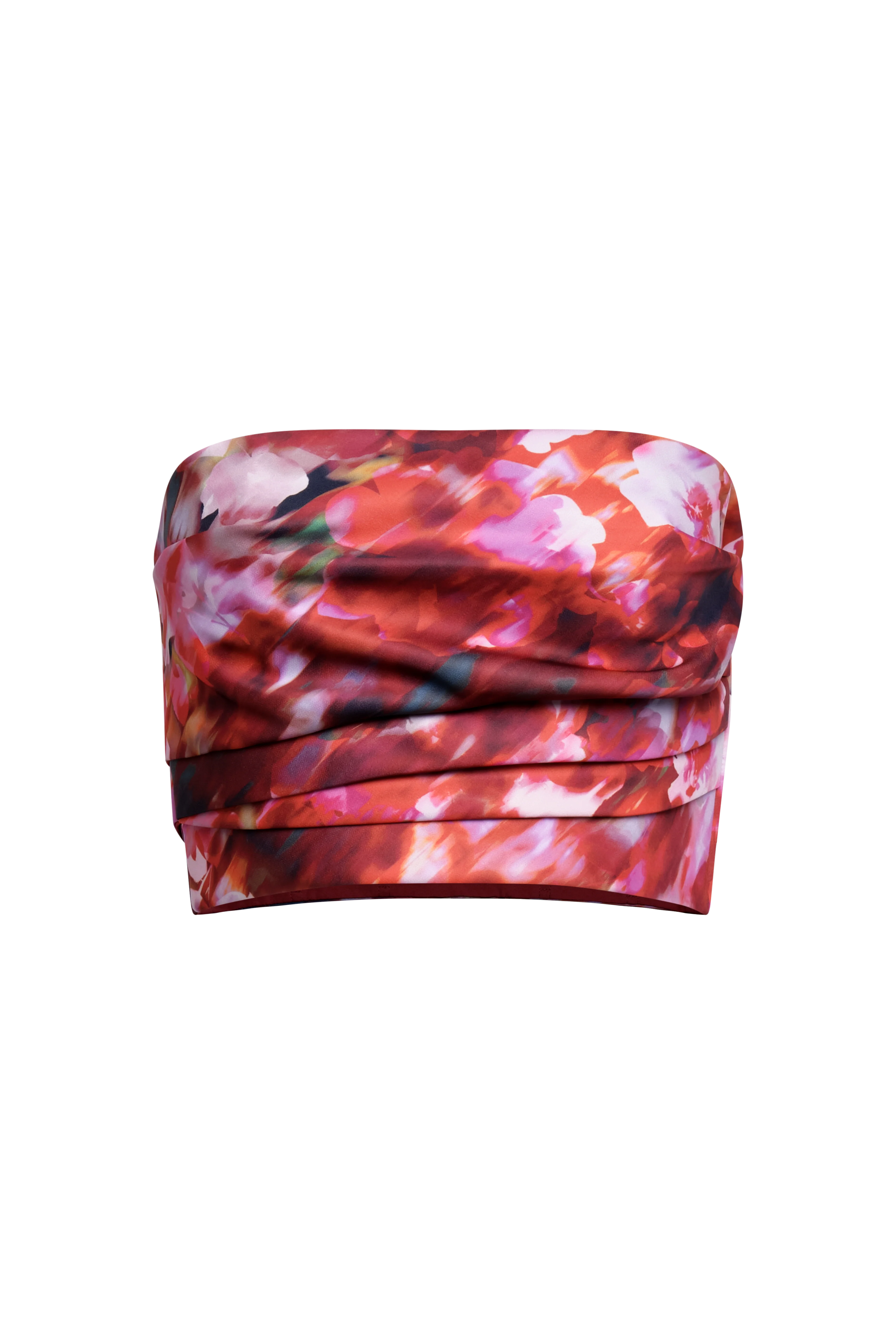 Pleated Satin Bustier - Image 10