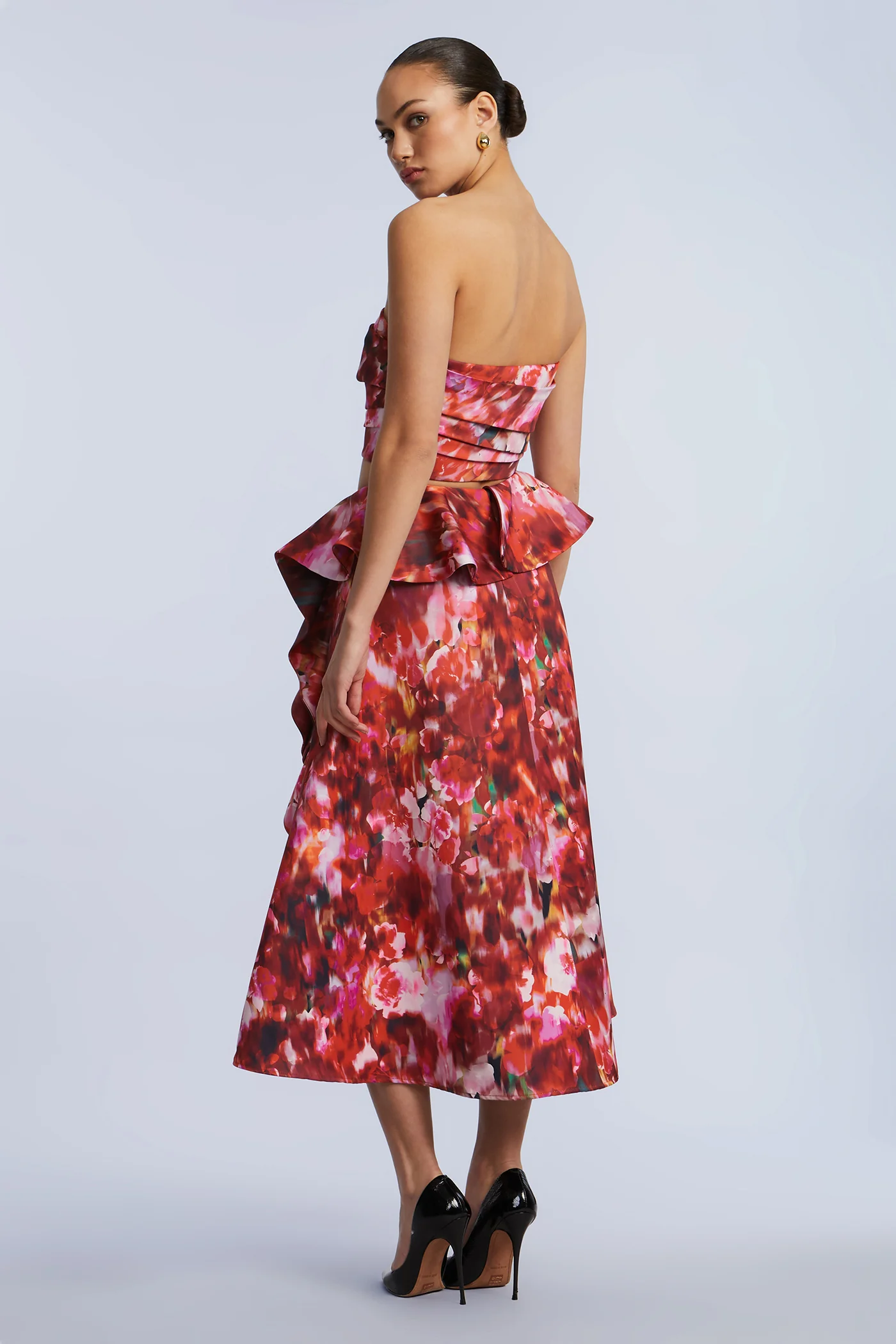 Pleated Satin Bustier - Image 3