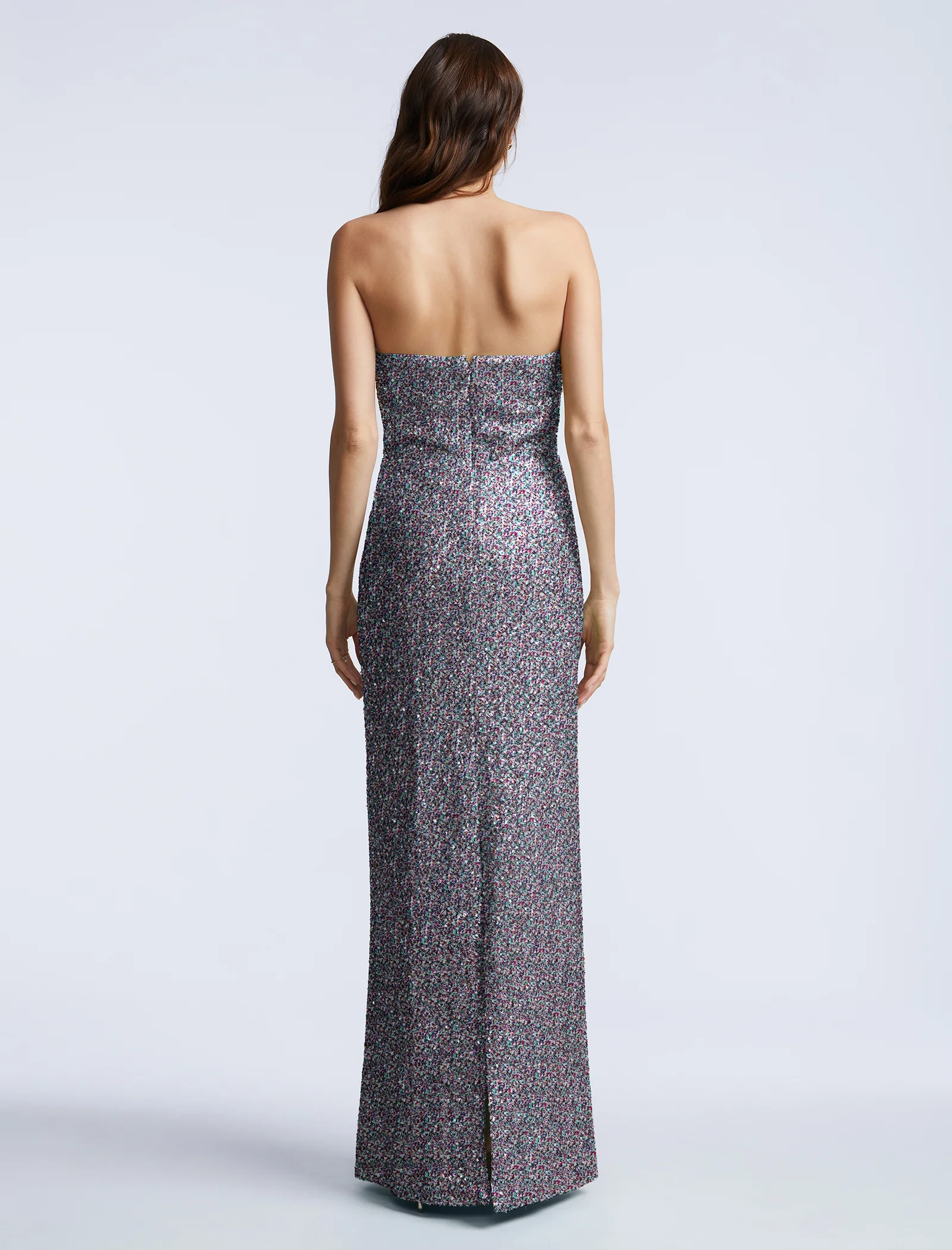 Plunging U Neckline Gown - Image 2