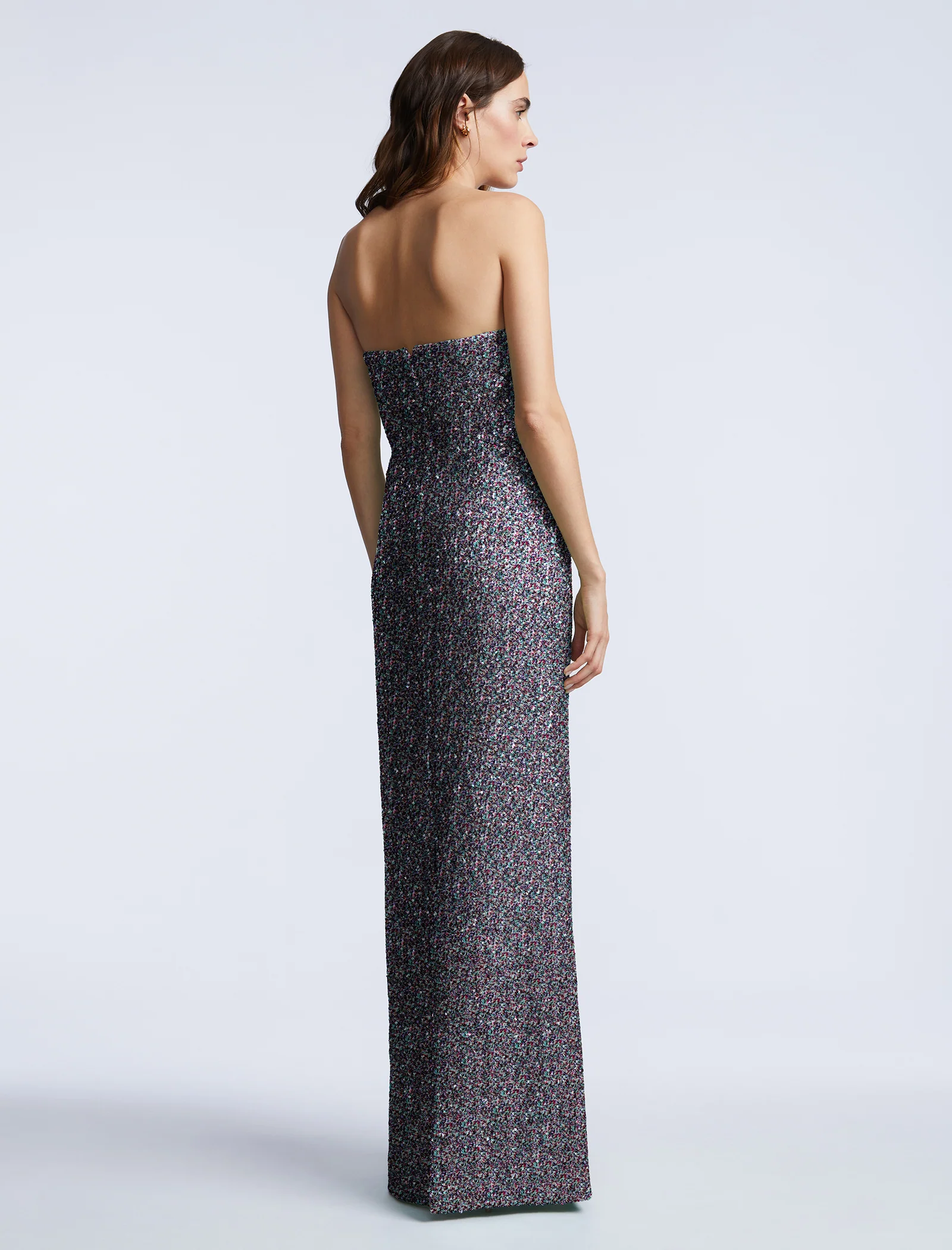 Plunging U Neckline Gown - Image 6