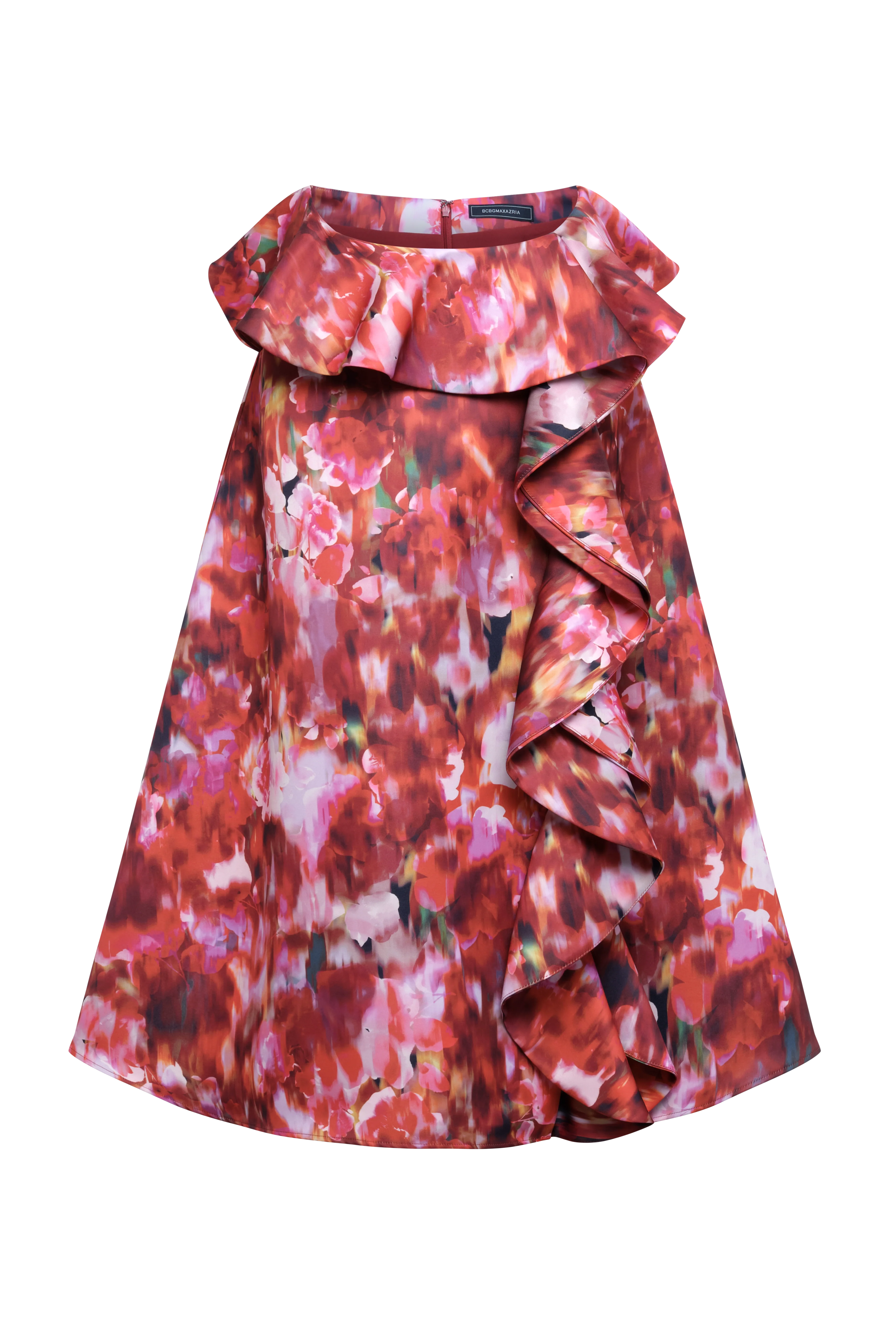 Printed Cascade Midi Skirt - Image 11