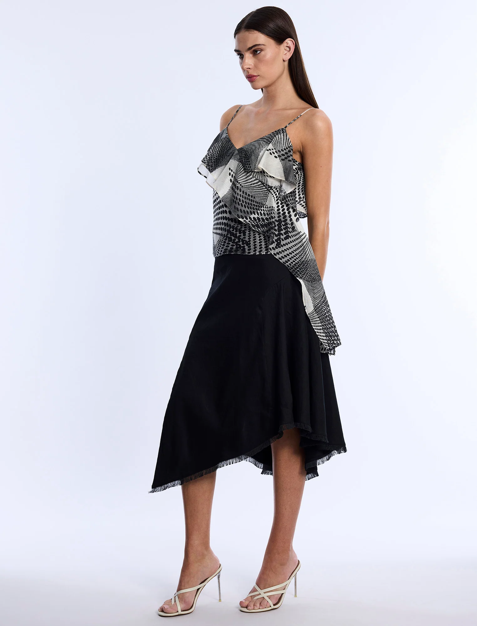 Printed Flounce Cami - Image 4