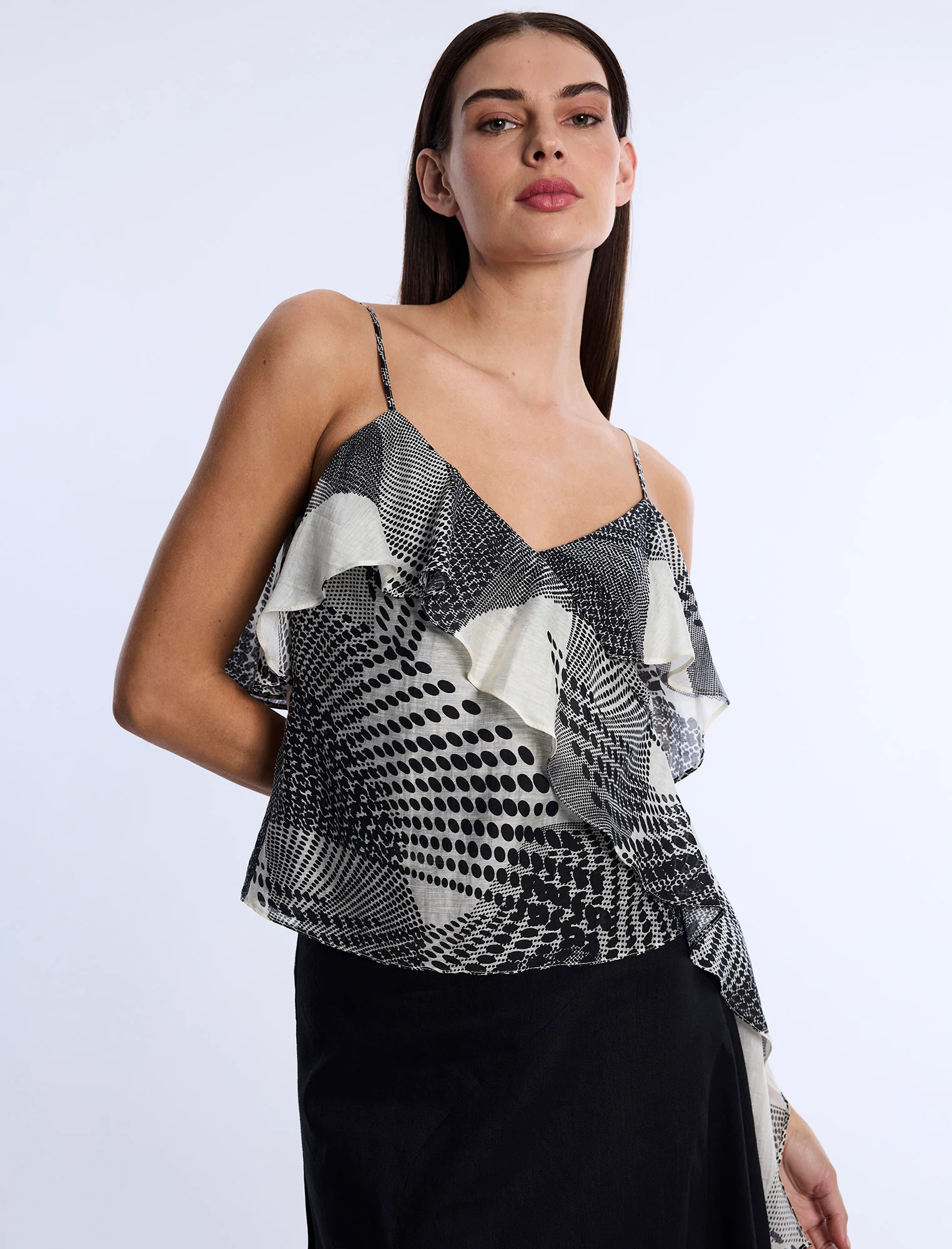 Printed Flounce Cami - Image 5