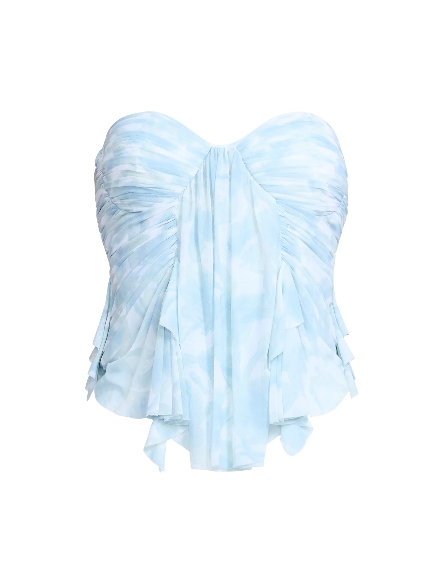 Printed Mesh Corset - Image 10