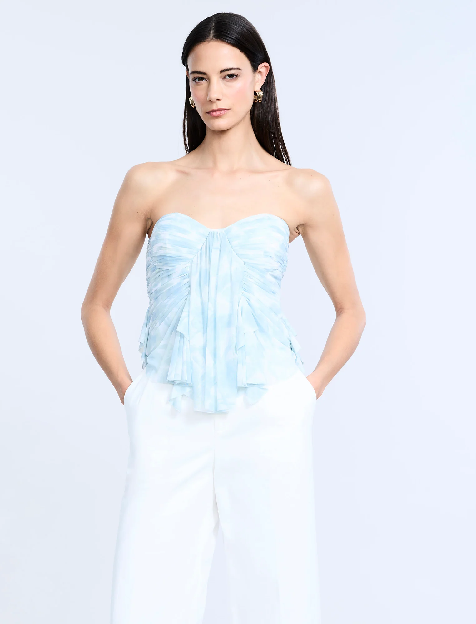 Printed Mesh Corset - Image 2