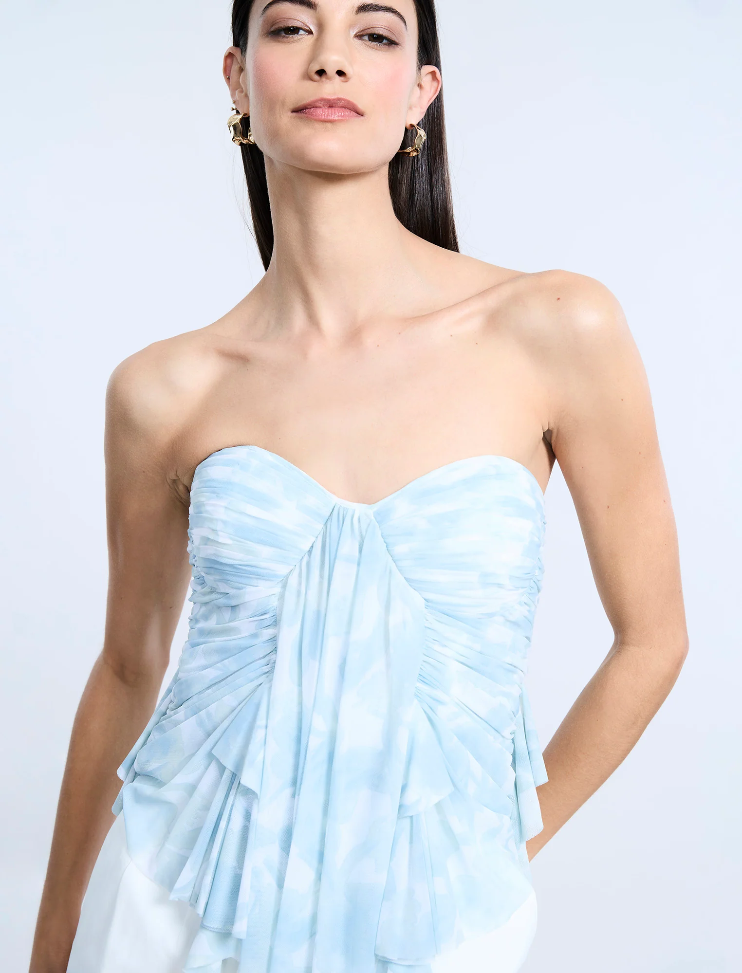 Printed Mesh Corset - Image 7