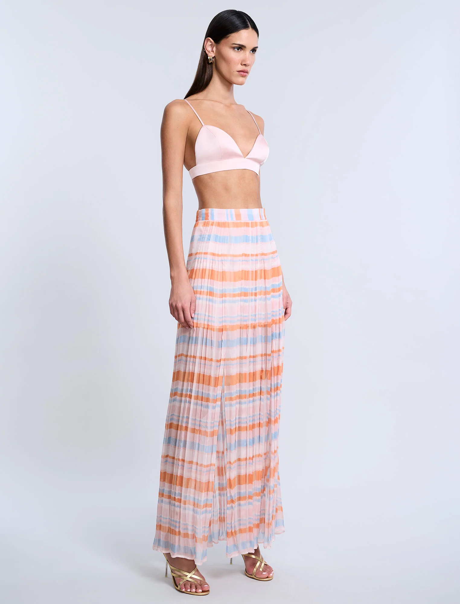 Printed Pleated Skirt - Image 3