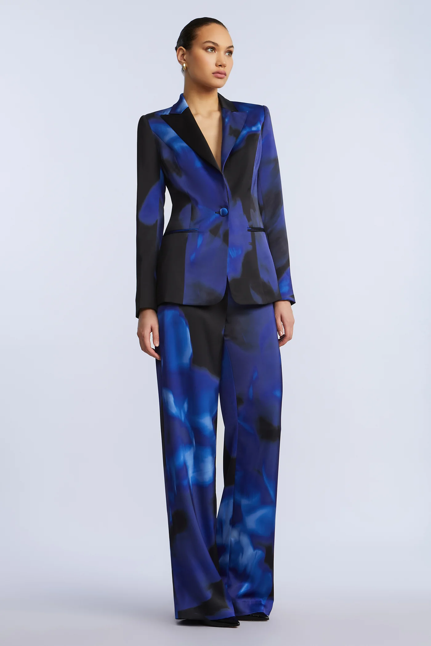 Rose Printed Blazer - Image 4