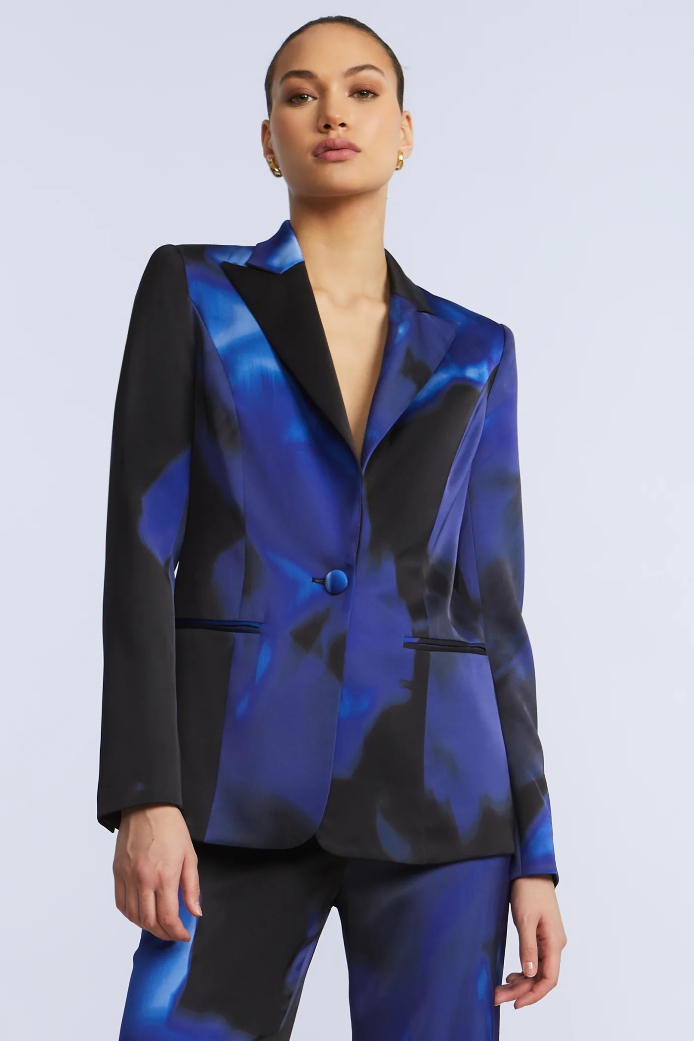 Rose Printed Blazer - Image 5