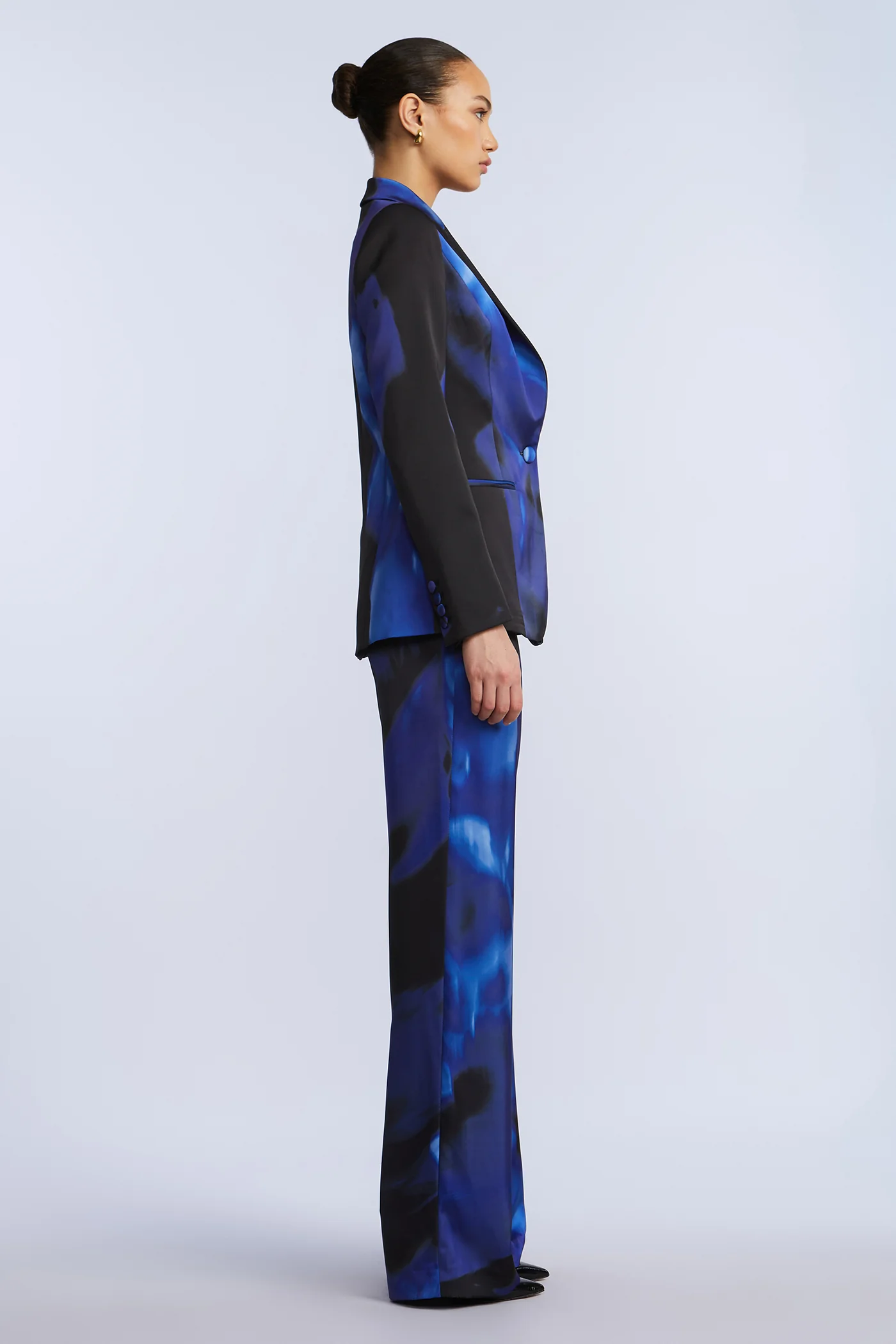 Rose Printed Blazer - Image 7