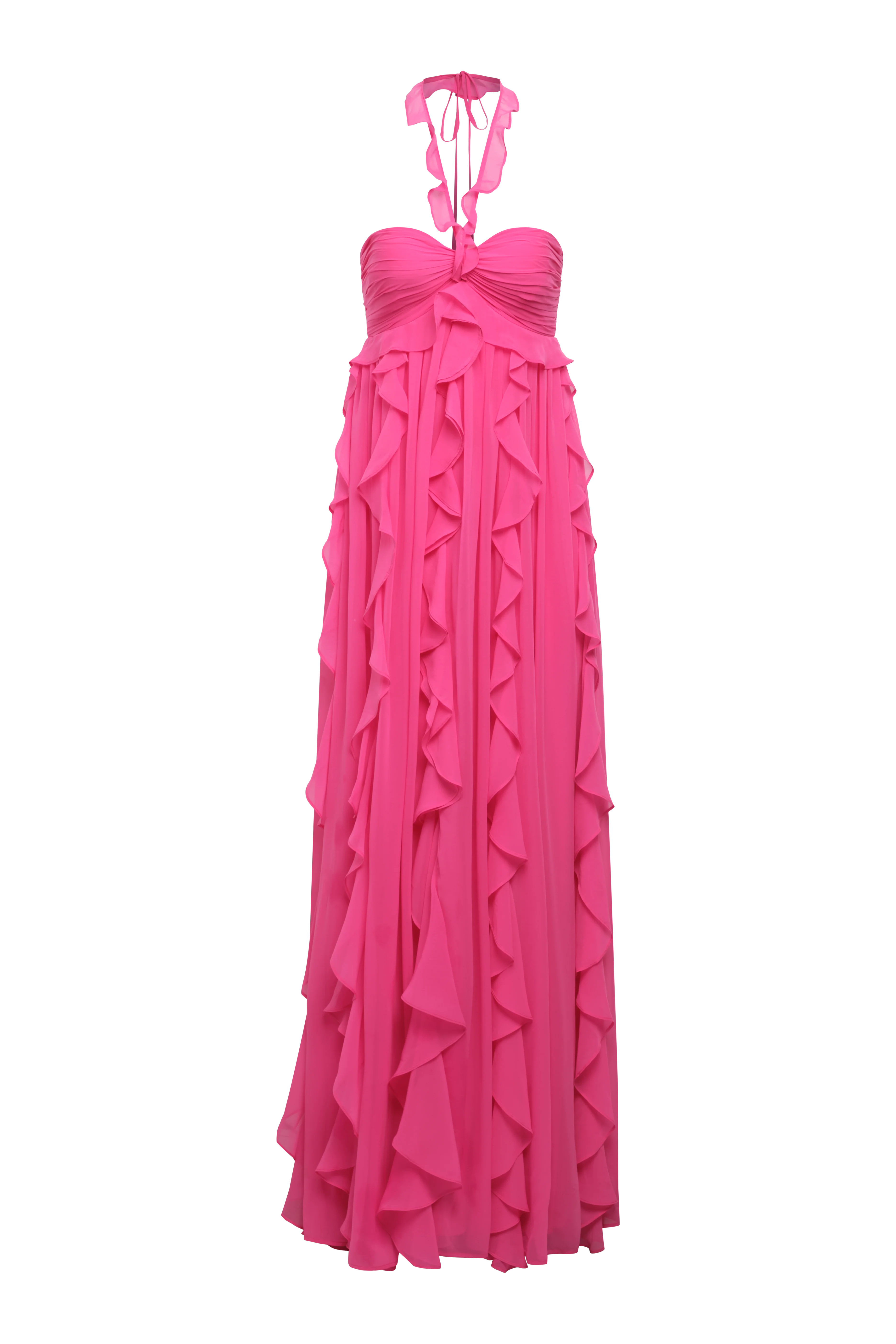 Ruffle Chiffon Gown - Image 11