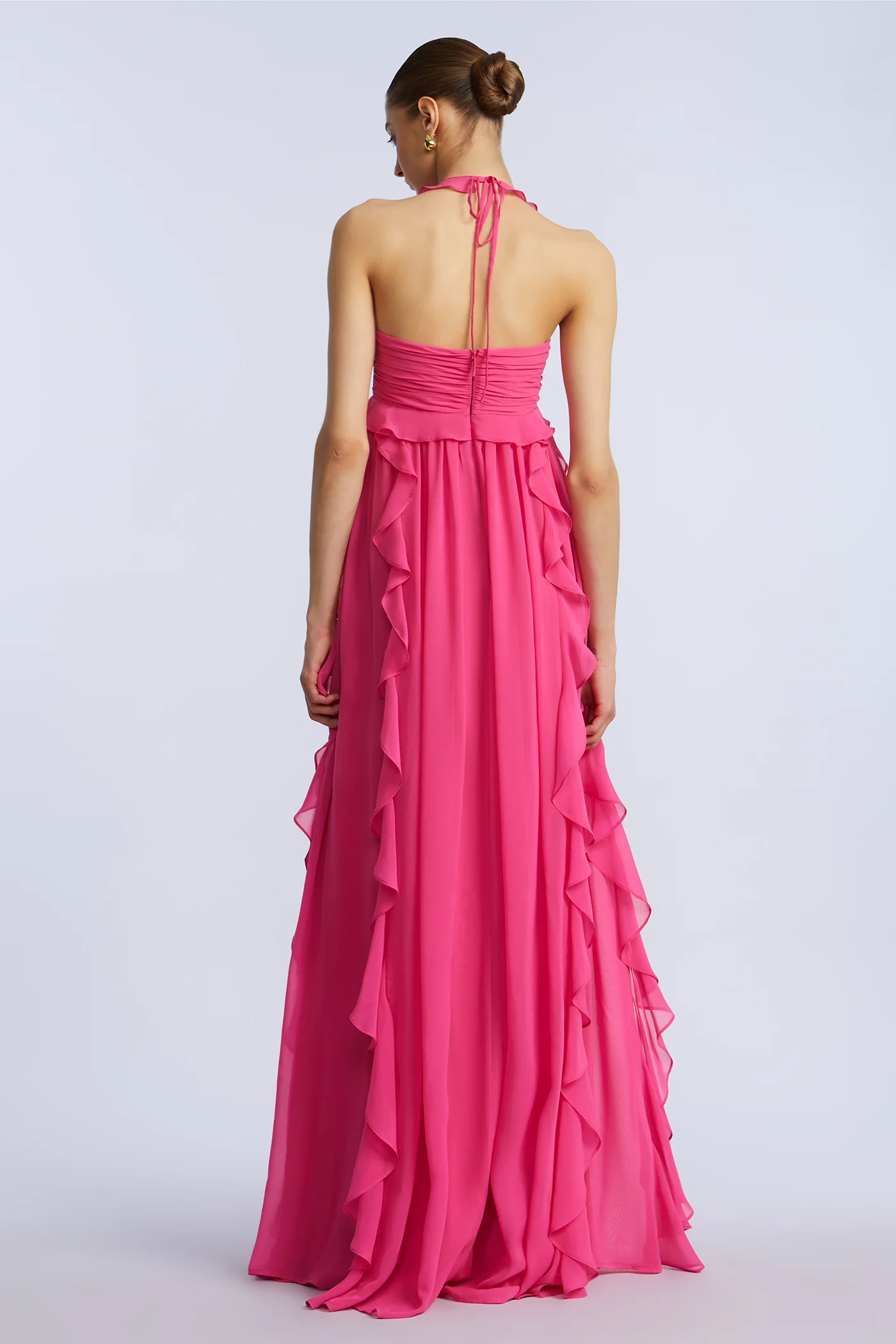 Ruffle Chiffon Gown - Image 2