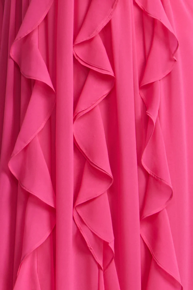 Ruffle Chiffon Gown - Image 9