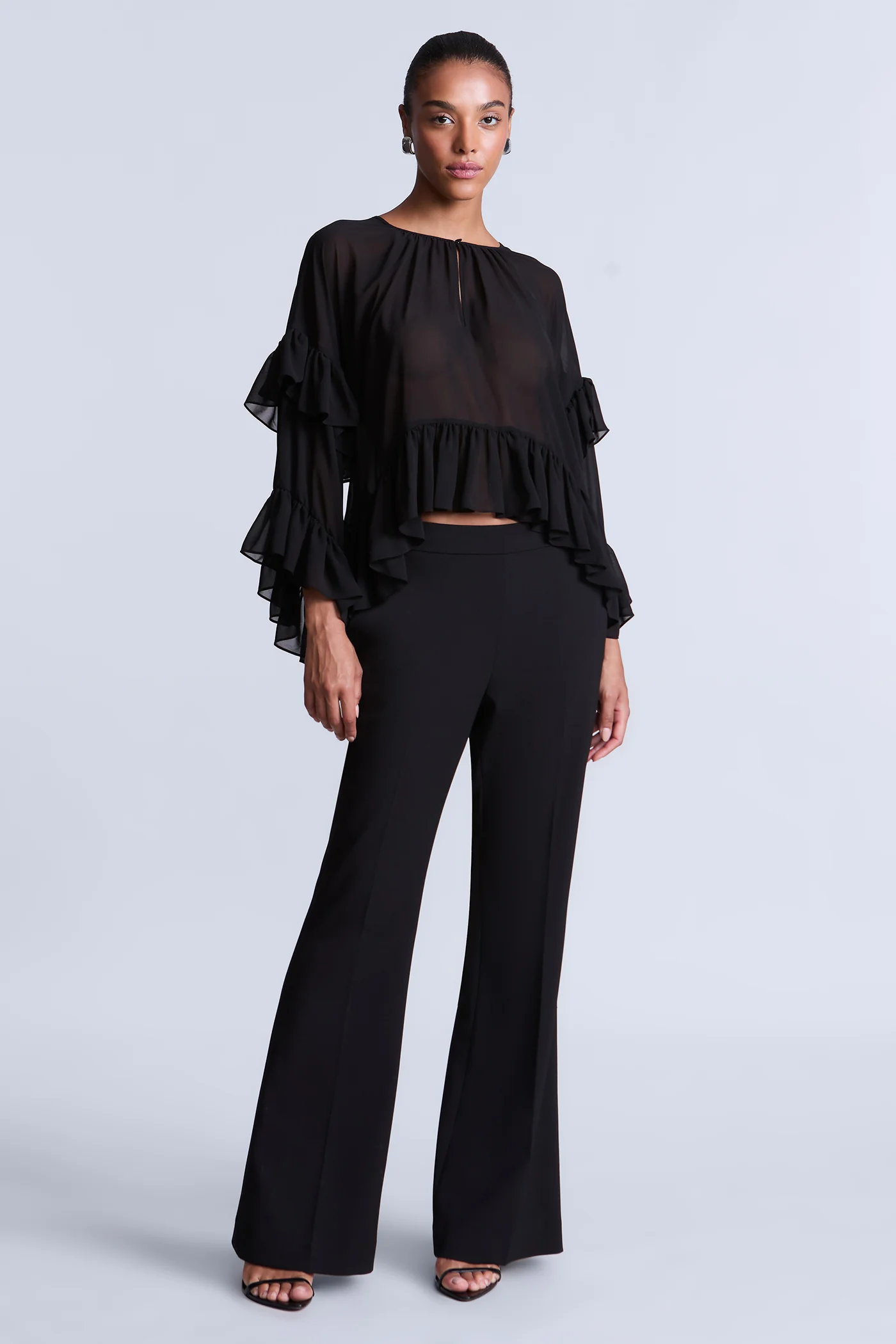 Ruffle Swing Top