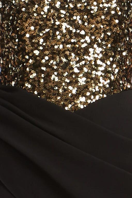 Sequin Crepe Dress - Image 9