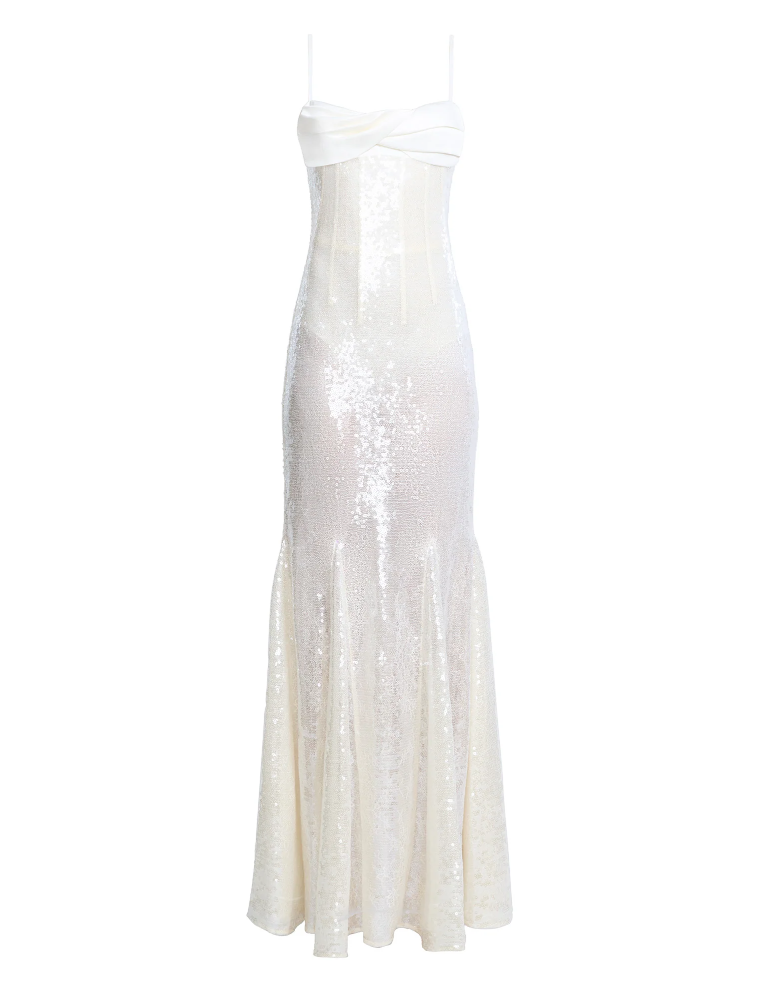 Sequin Lace Gusset Gown - Image 11
