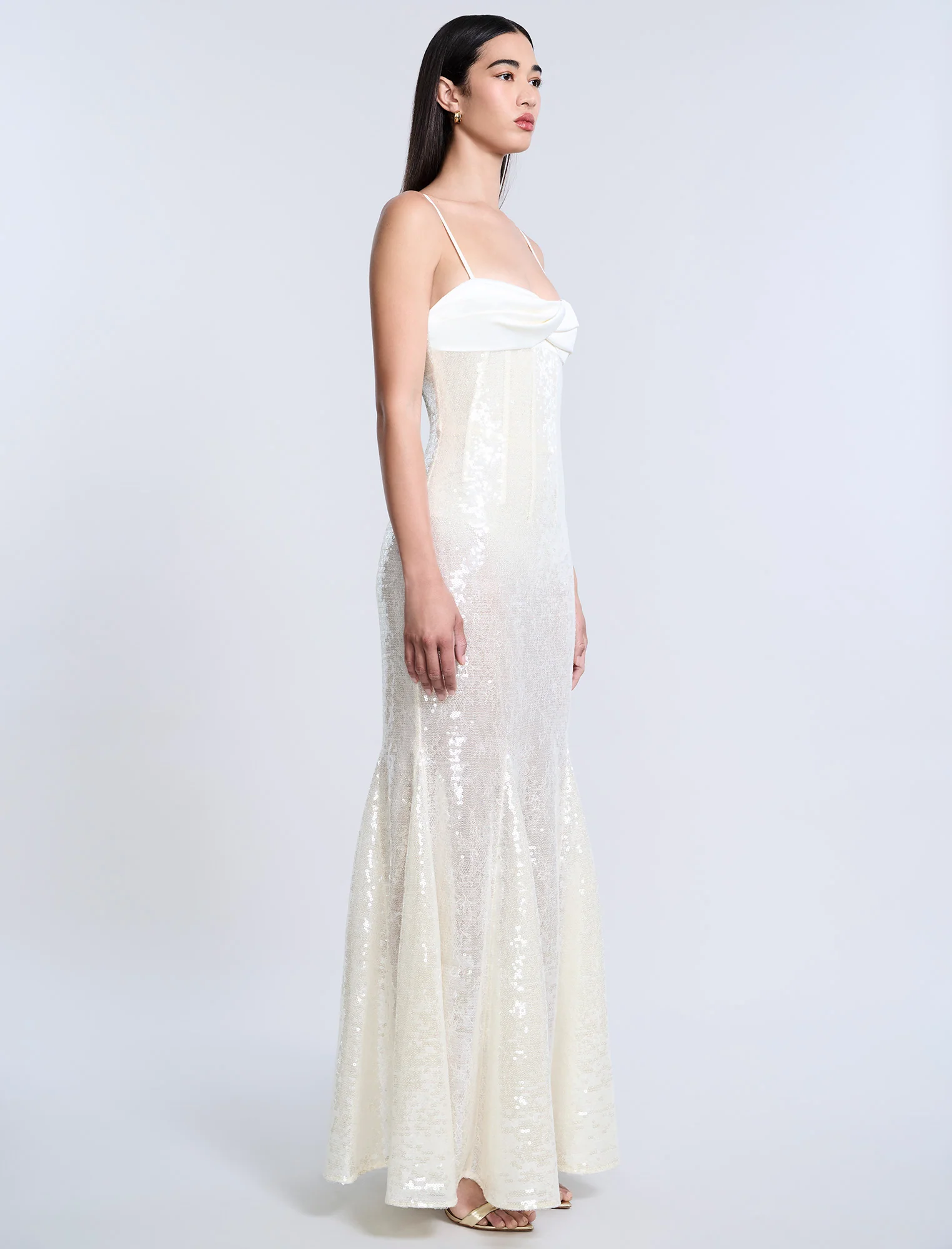 Sequin Lace Gusset Gown - Image 3