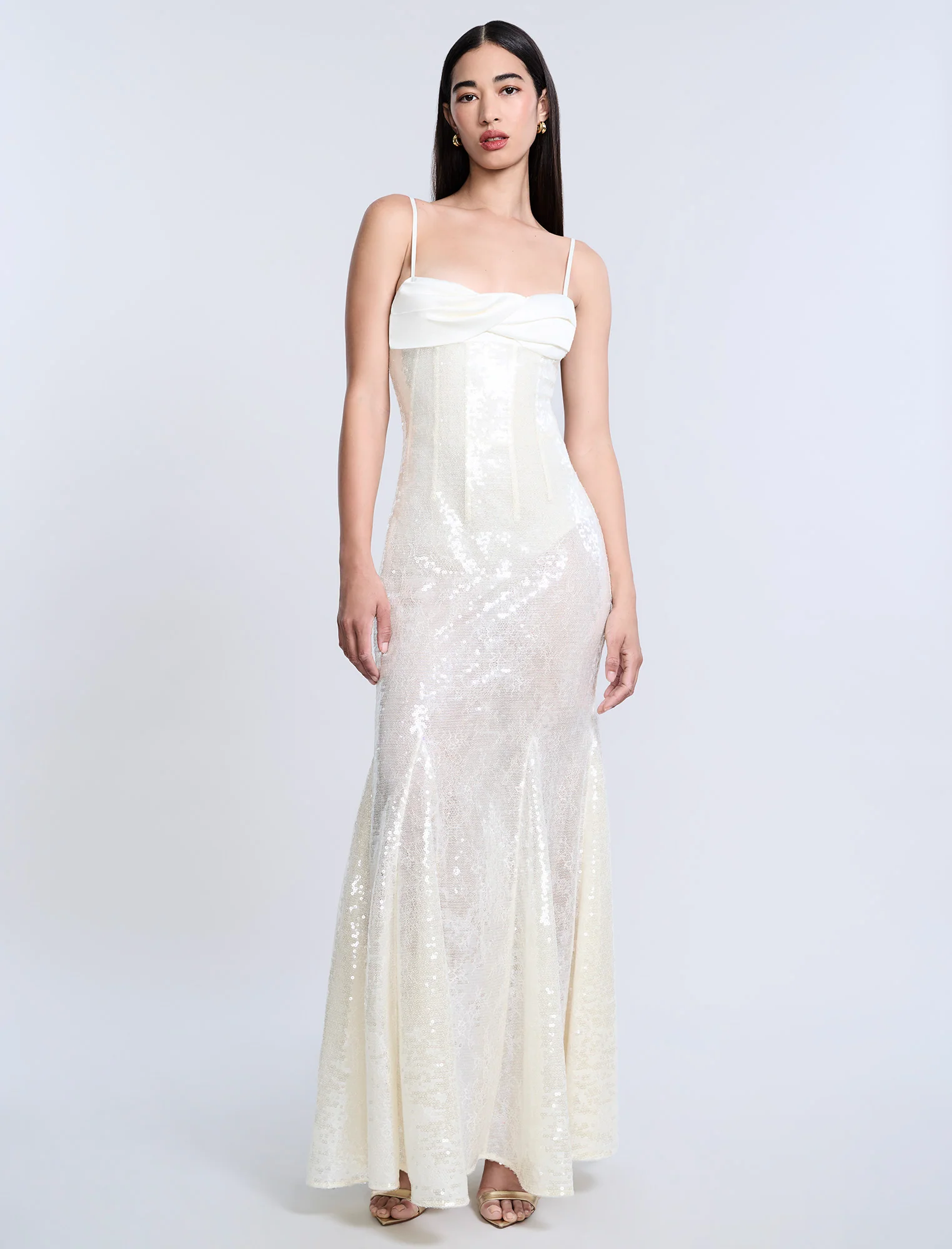 Sequin Lace Gusset Gown - Image 6