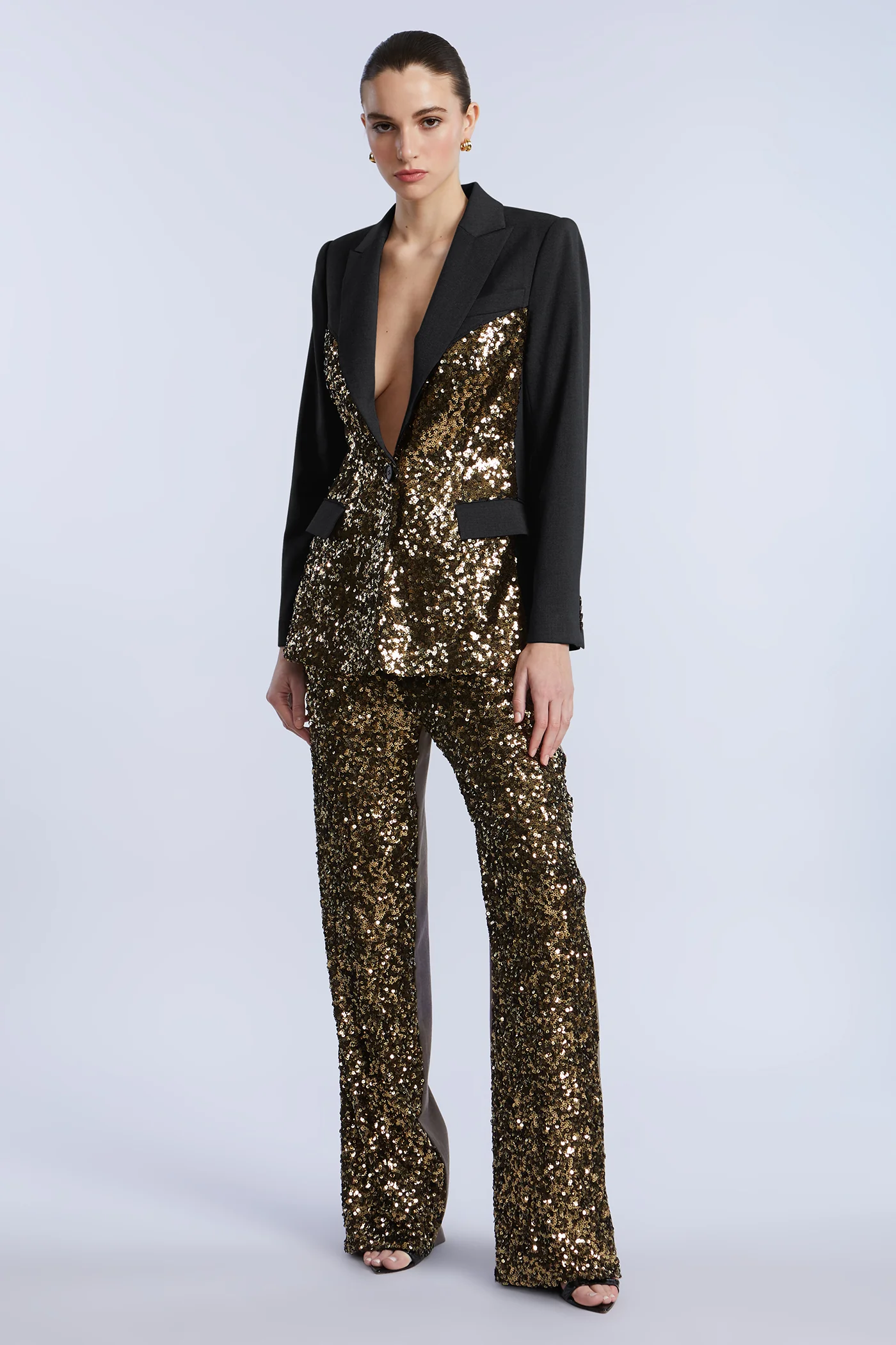 Sequin Mix Blazer - Image 4