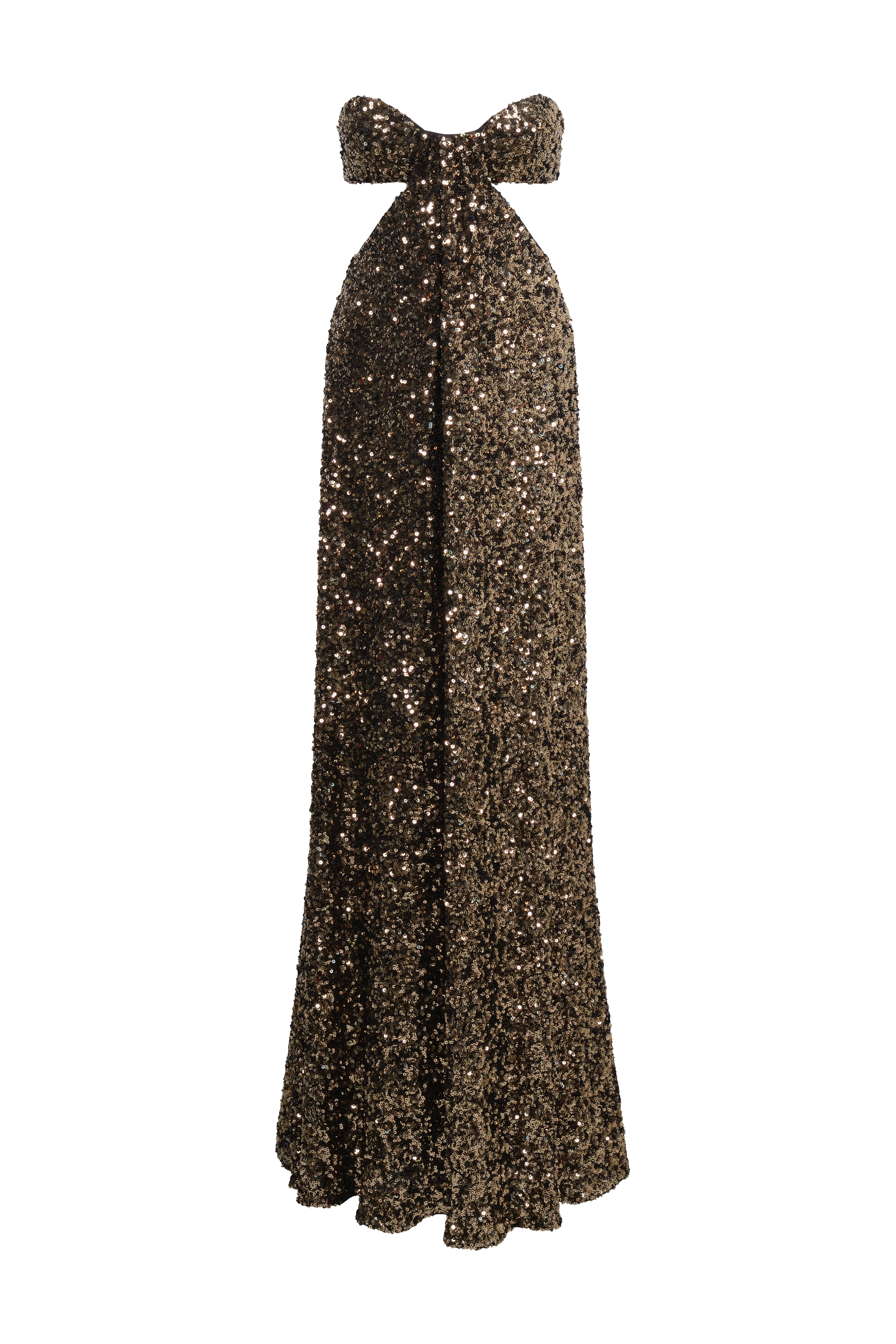 Sequin Strapless Gown - Image 11